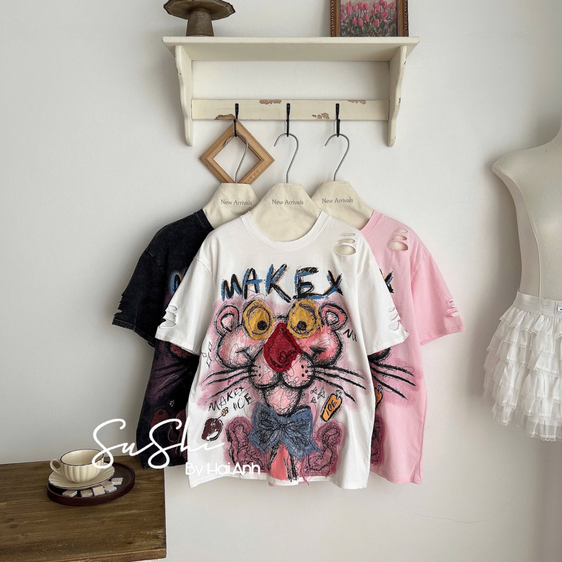 ÁO PULL CỘC BÁO HỒNG QCCC