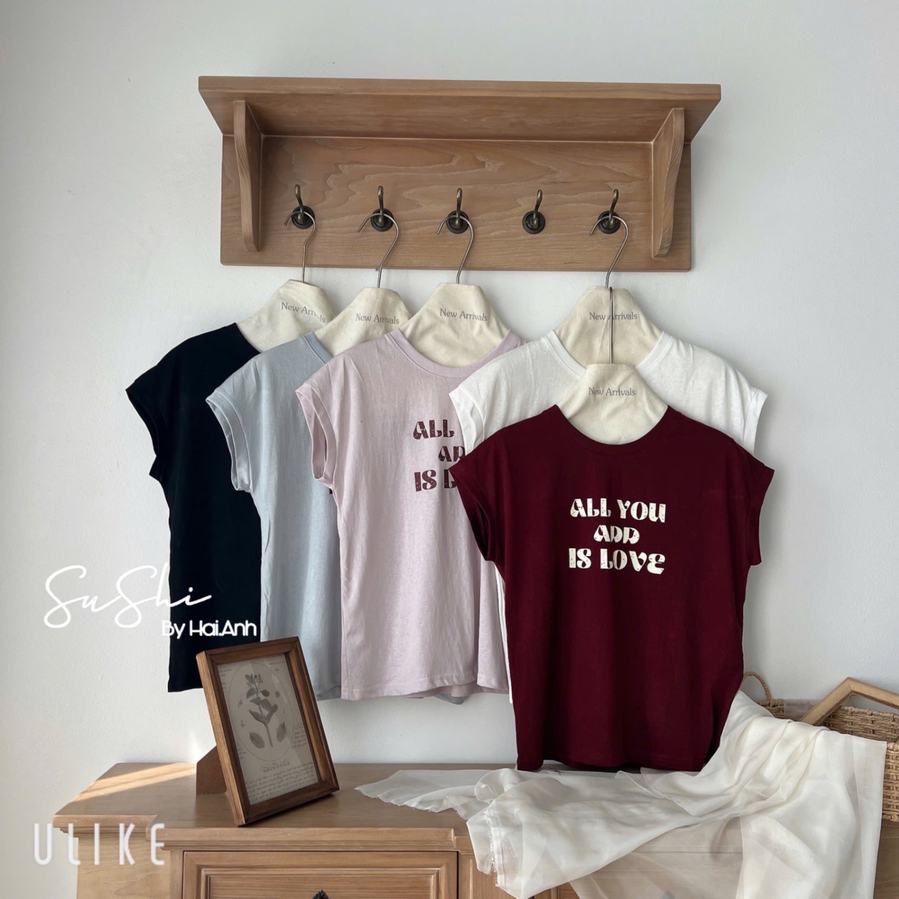 ÁO PULL GIẤY CỘC TAY ALL YOU M3800