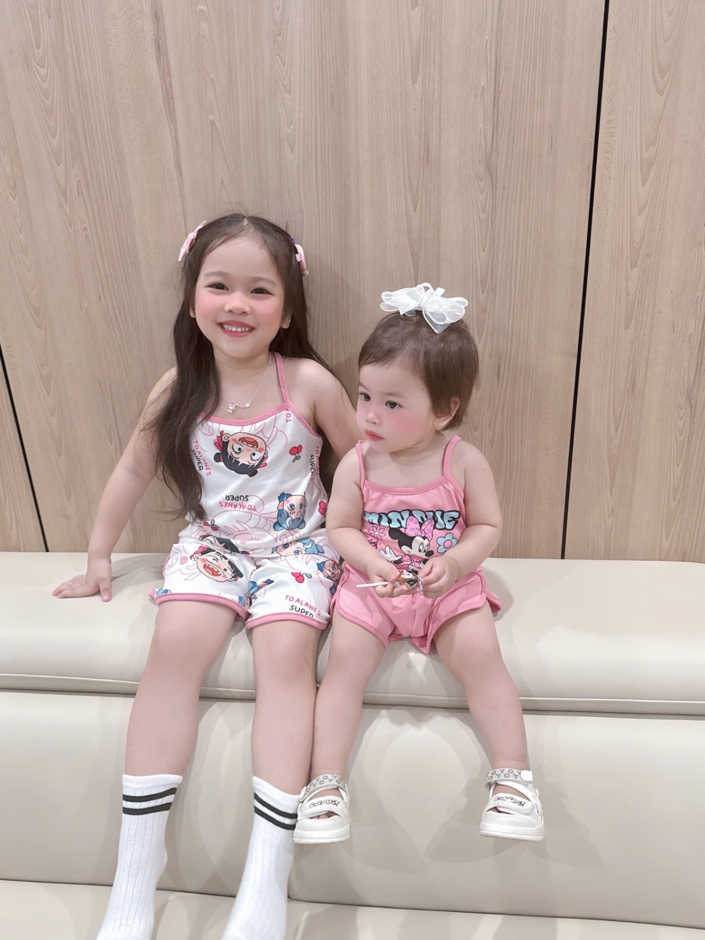 SET 3 BỘ ĐÙI 2S MINIE NATRA HỒNG TRẮNG