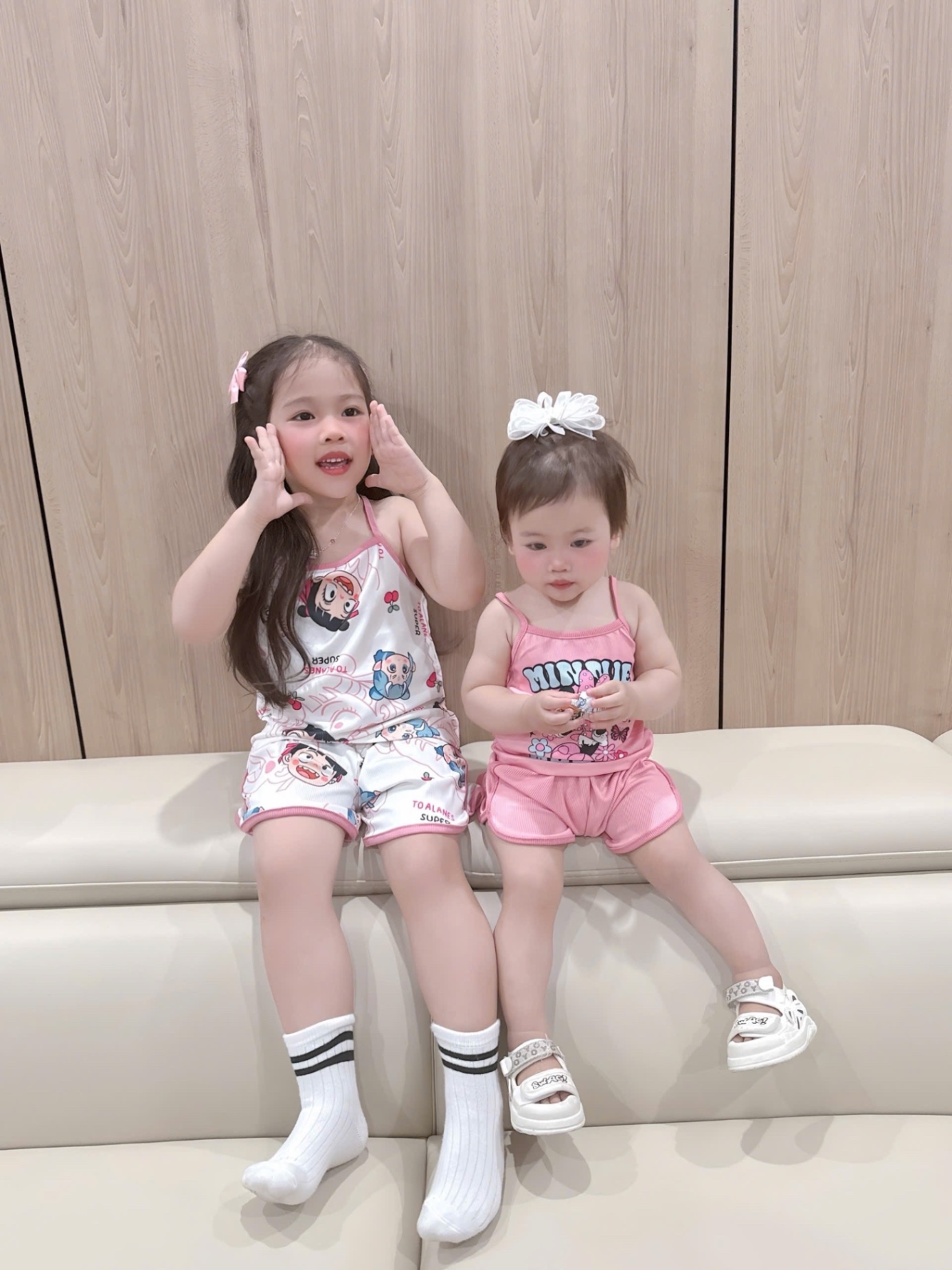SET 3 BỘ ĐÙI 2S MINIE NATRA HỒNG TRẮNG