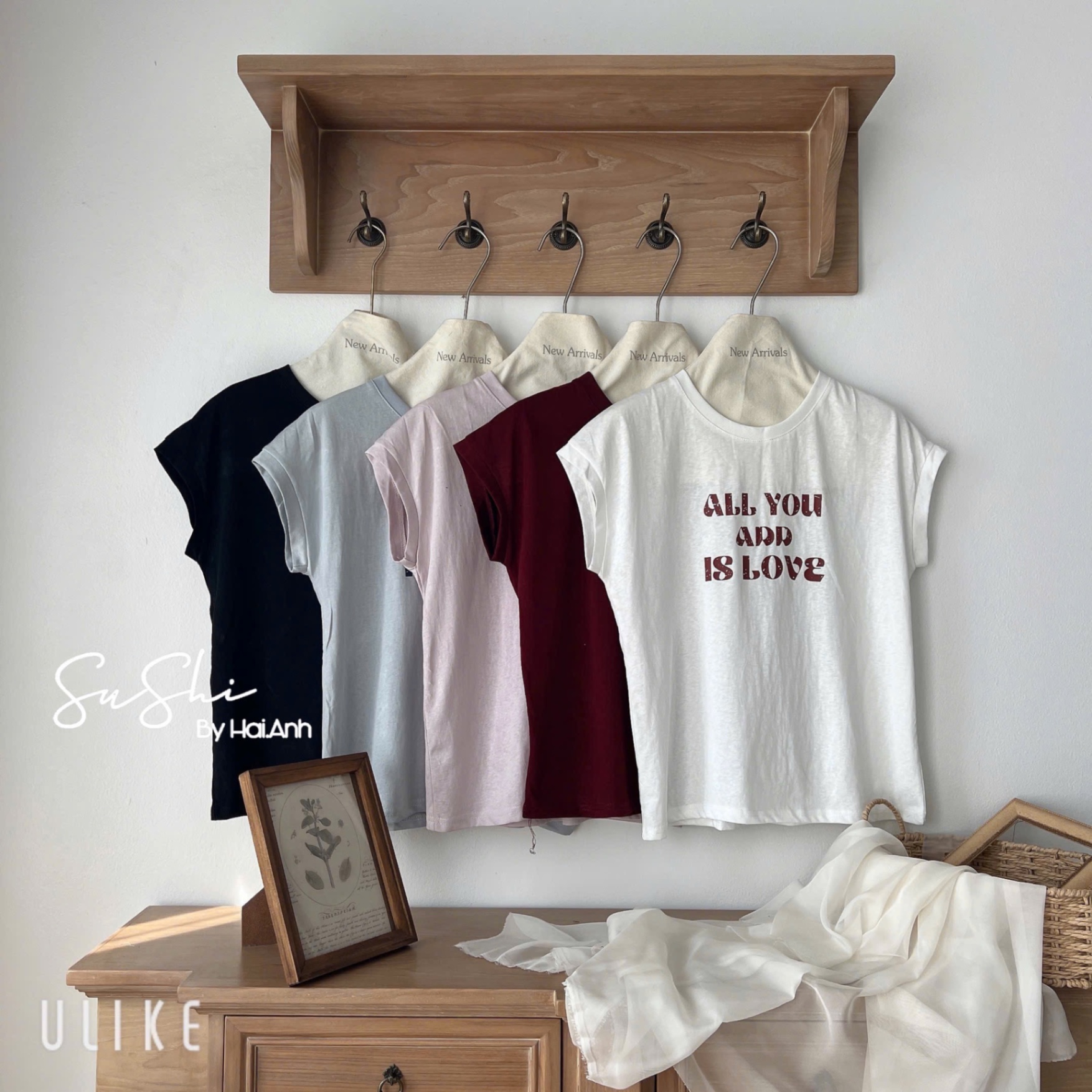 ÁO PULL GIẤY CỘC TAY ALL YOU M3800