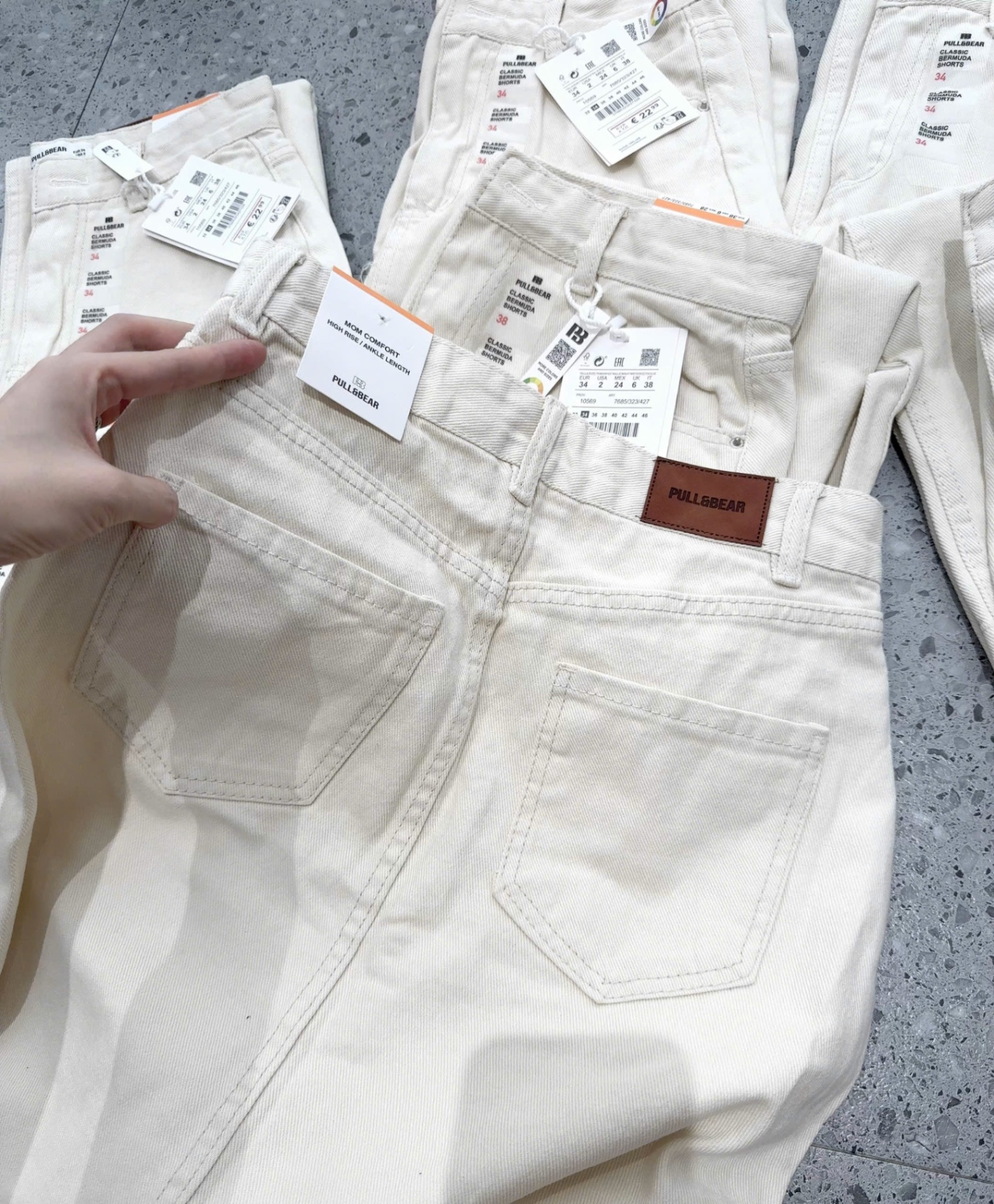 CHÂN VÁY JEAN MIDI MÀU BE PULLBEAR VNXK XUẤT DƯ