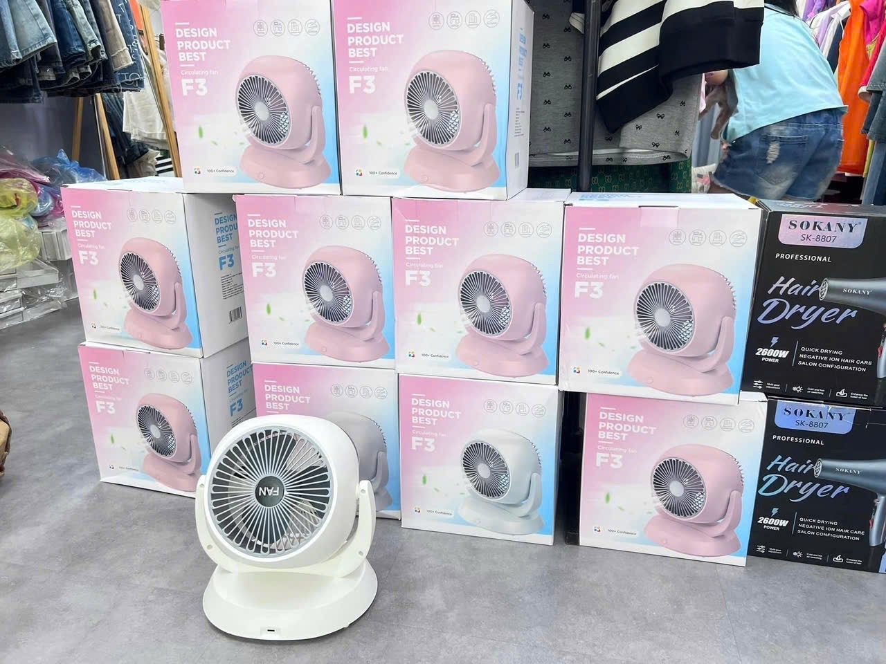 QUẠT TÍCH ĐIỆN NỘI ĐỊA TRUNG DUSENKI F3