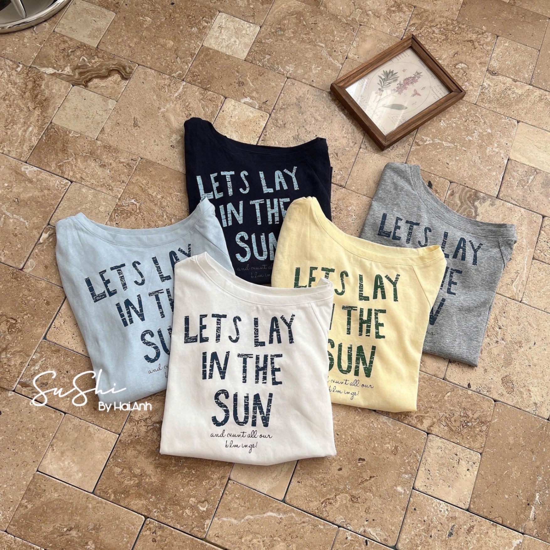 ÁO PULL CỘC GIẤY TRỄ VAI QC LETSLAY