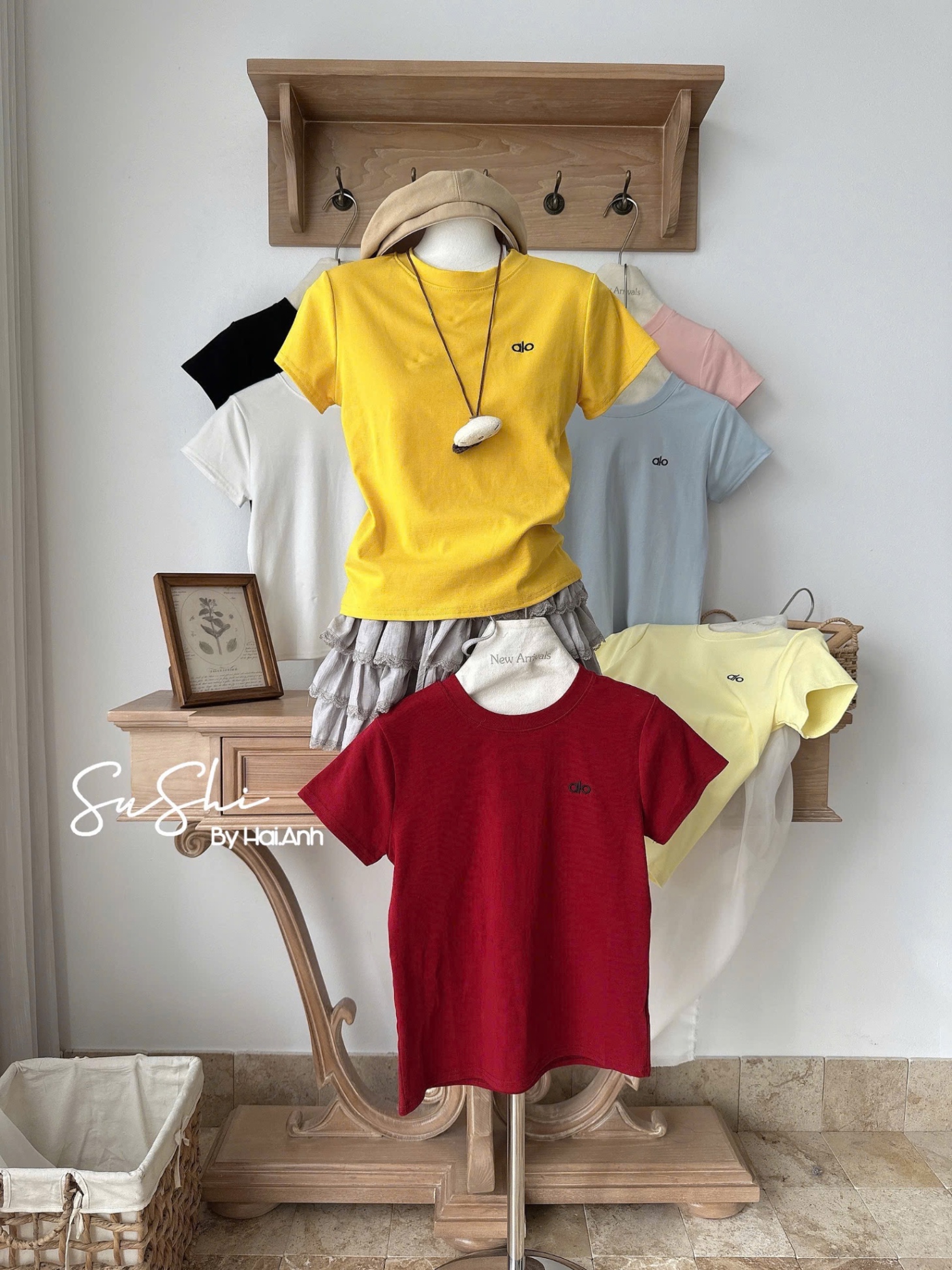 Cổ tròn - ÁO PULL CỘC ALO CỔ TRÒN