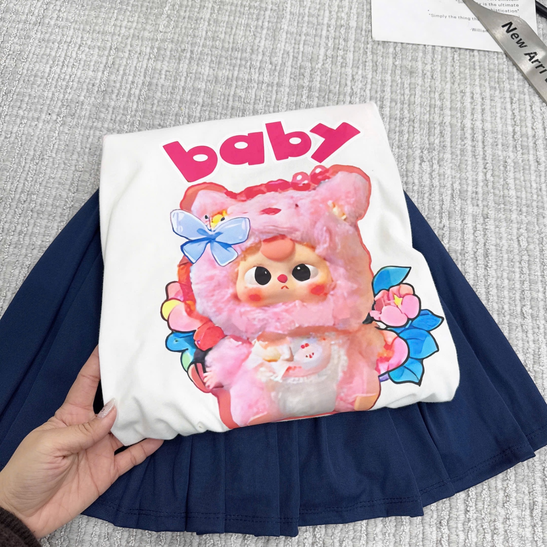XA KHO SET BB3 TRẮNG PHỐI HỒNG MIX CV THAN LY
