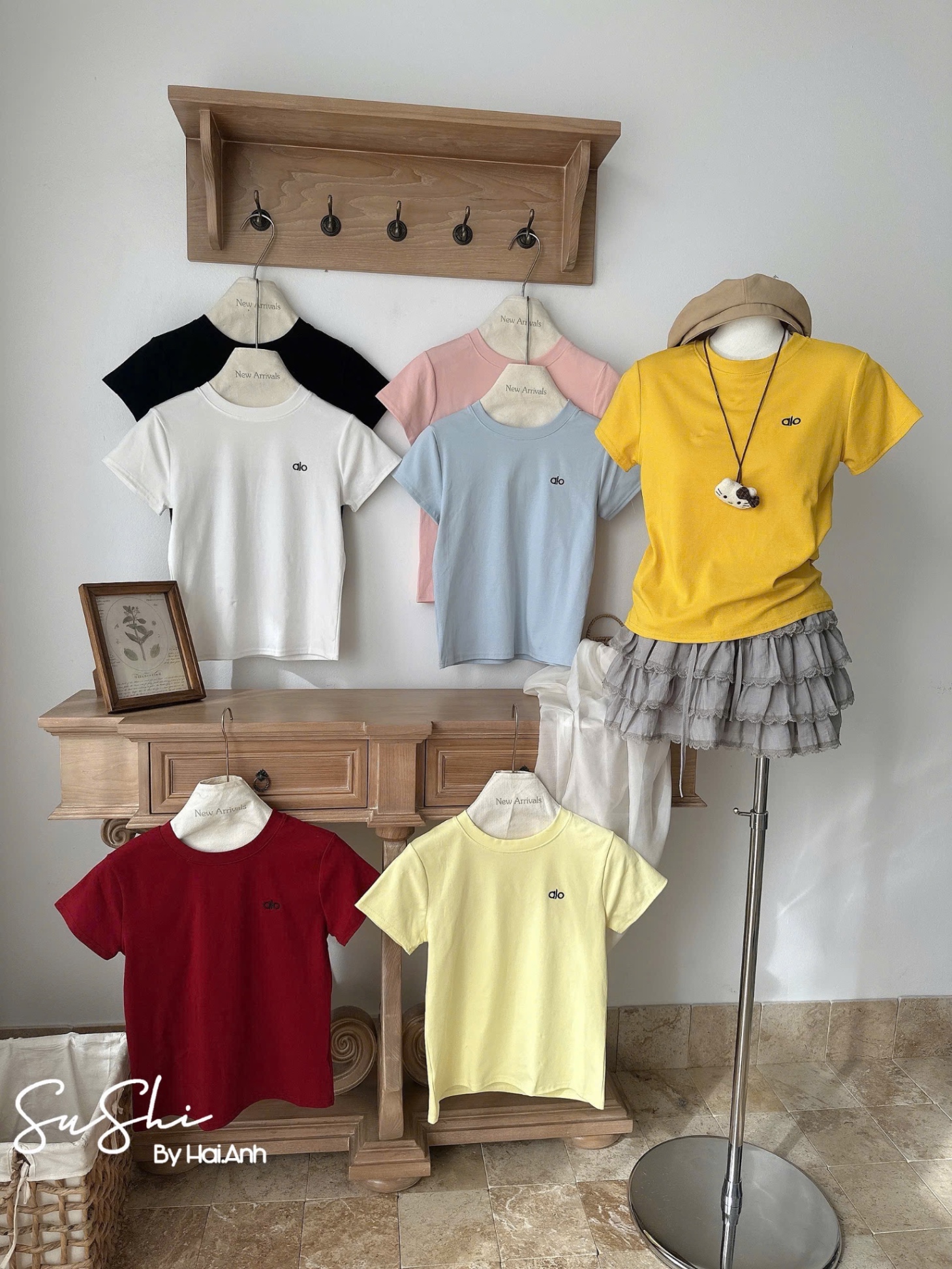Cổ tròn - ÁO PULL CỘC ALO CỔ TRÒN