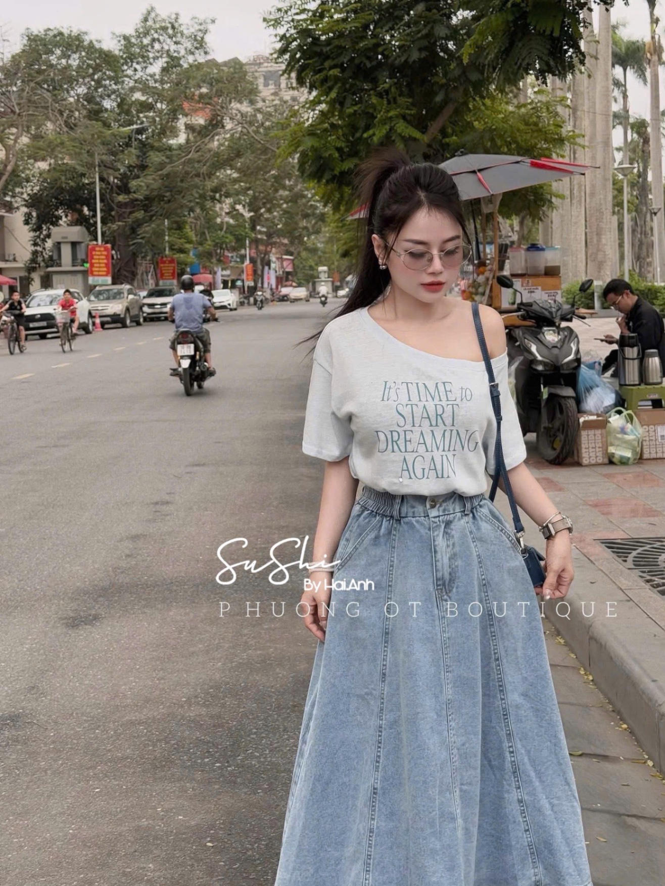 ÁO PULL CỘC TRỄ VAI IT TIME