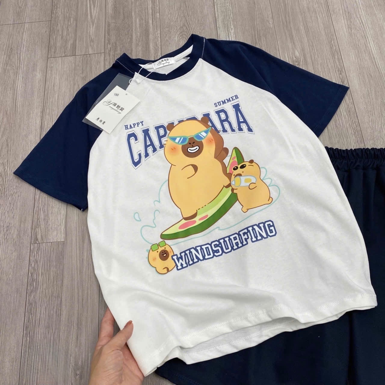XẢ KHO SÉT ÁO CABY PHỐI THAN QUẦN KAKI