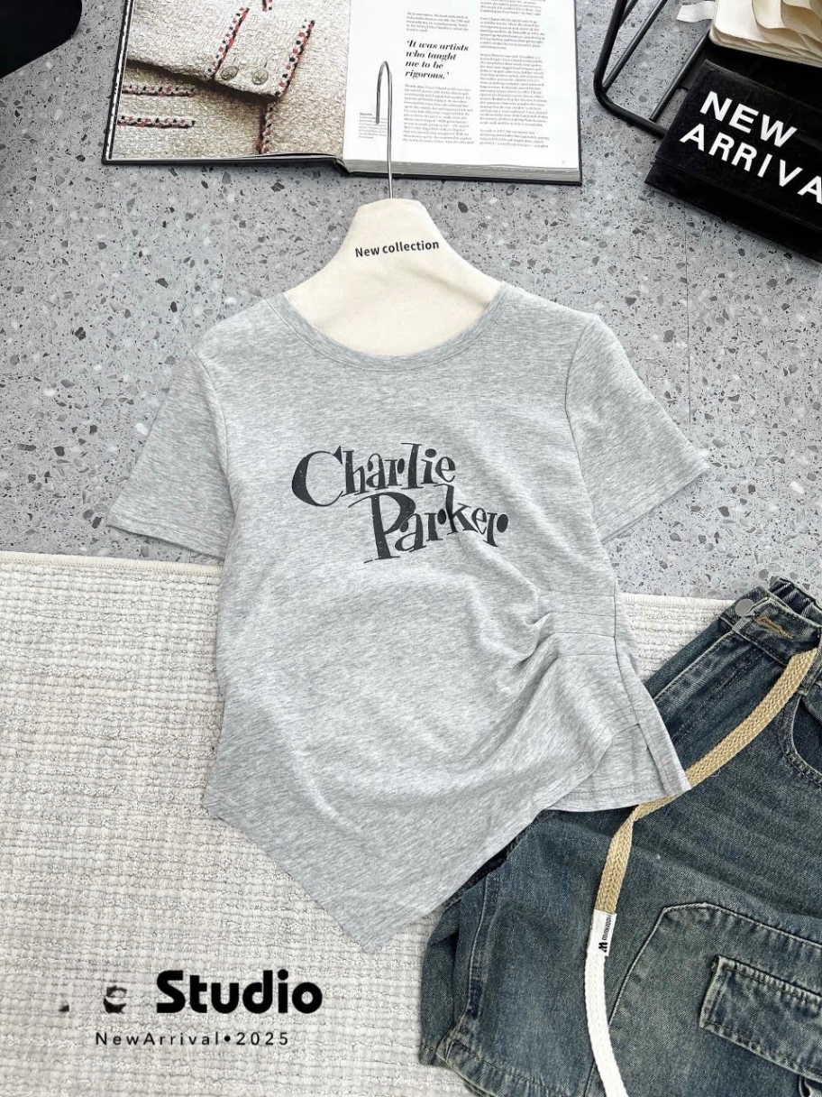 ÁO PULL CỘC VAT LỆCH QC CHỮ CHARLIE