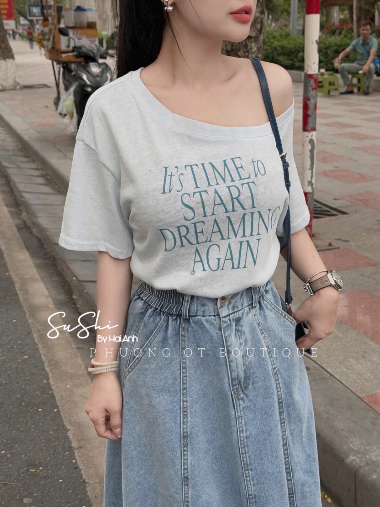 ÁO PULL CỘC TRỄ VAI IT TIME