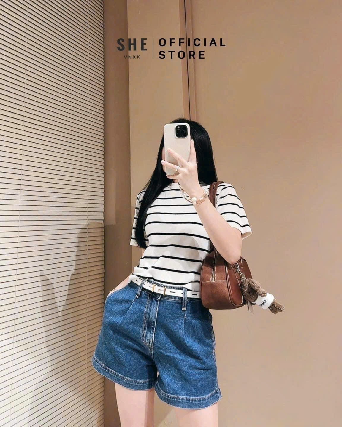 QUẦN SHORT JEAN XANH PULL BEAR VNXK