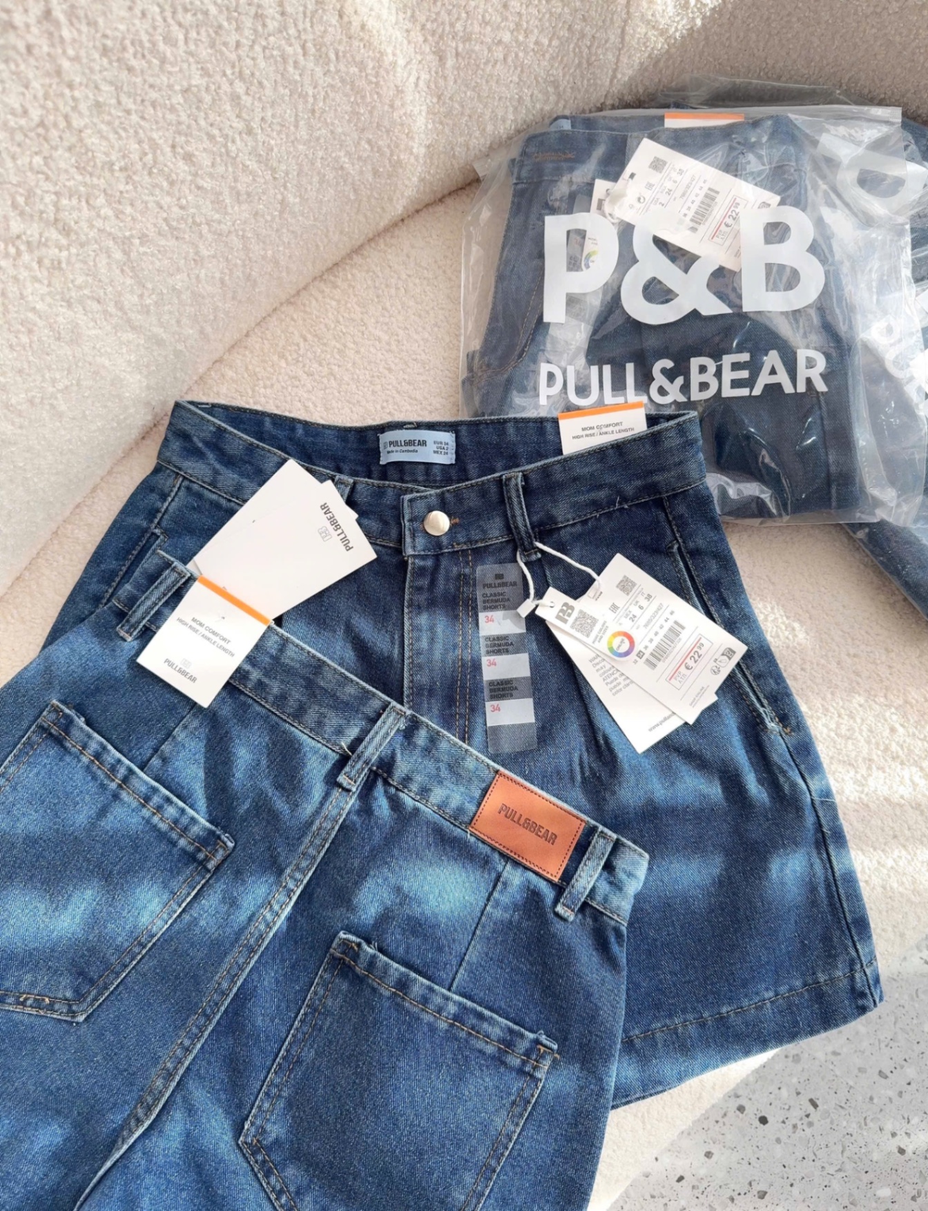 QUẦN SHORT JEAN XANH PULL BEAR VNXK