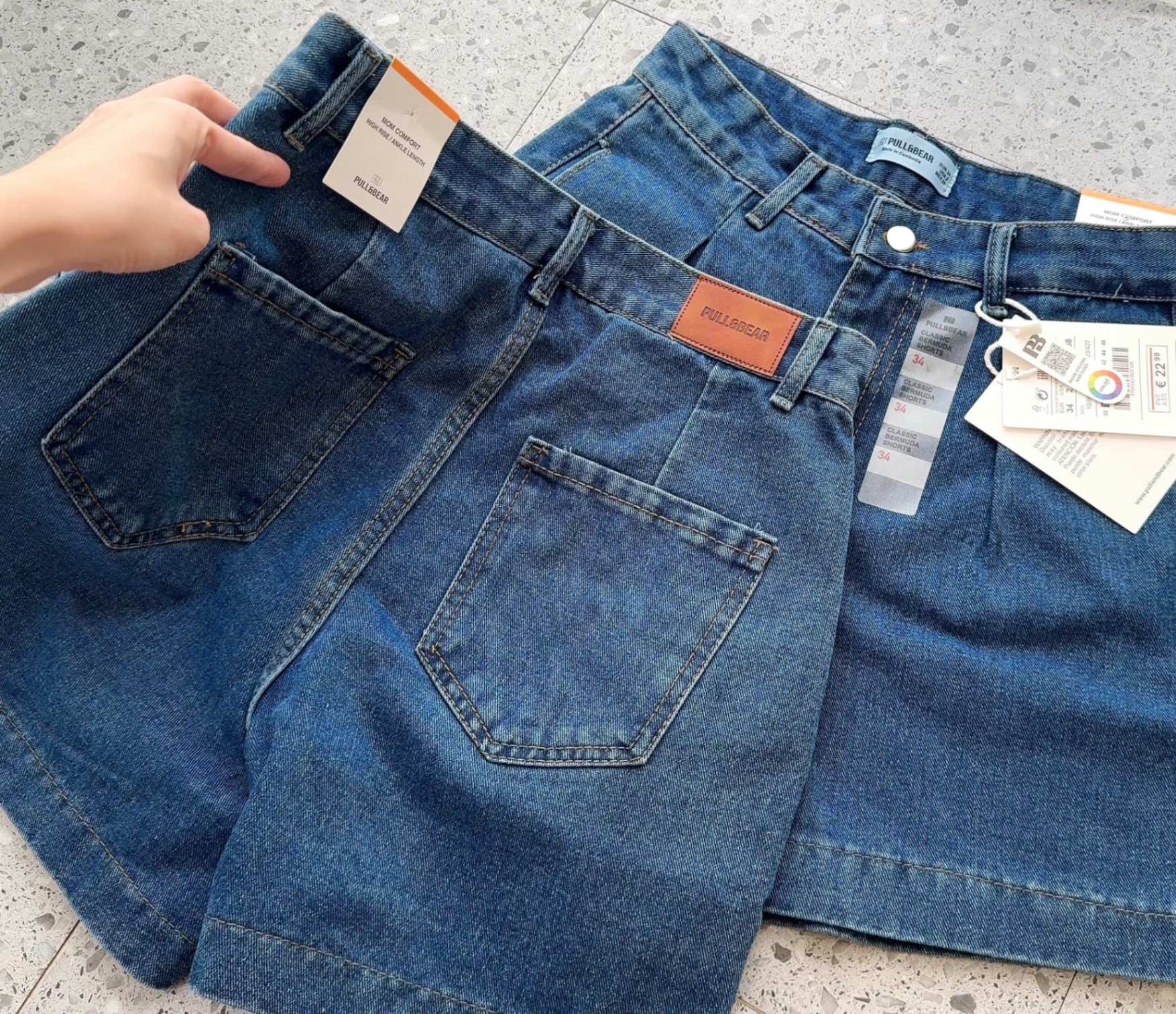 QUẦN SHORT JEAN XANH PULL BEAR VNXK