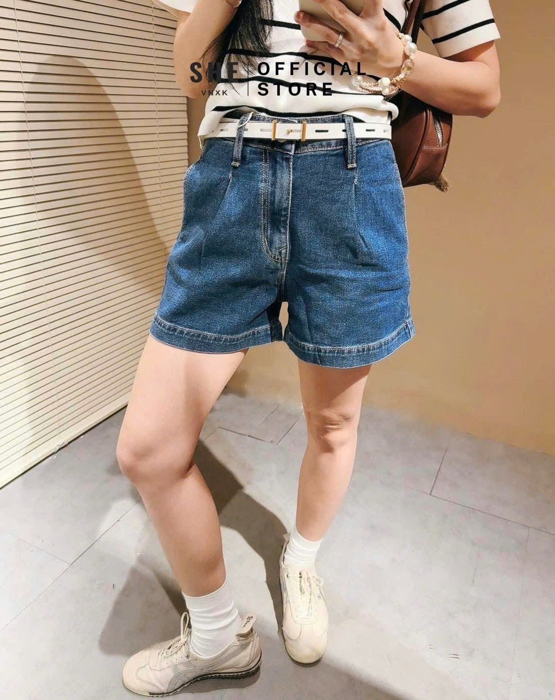 QUẦN SHORT JEAN XANH PULL BEAR VNXK
