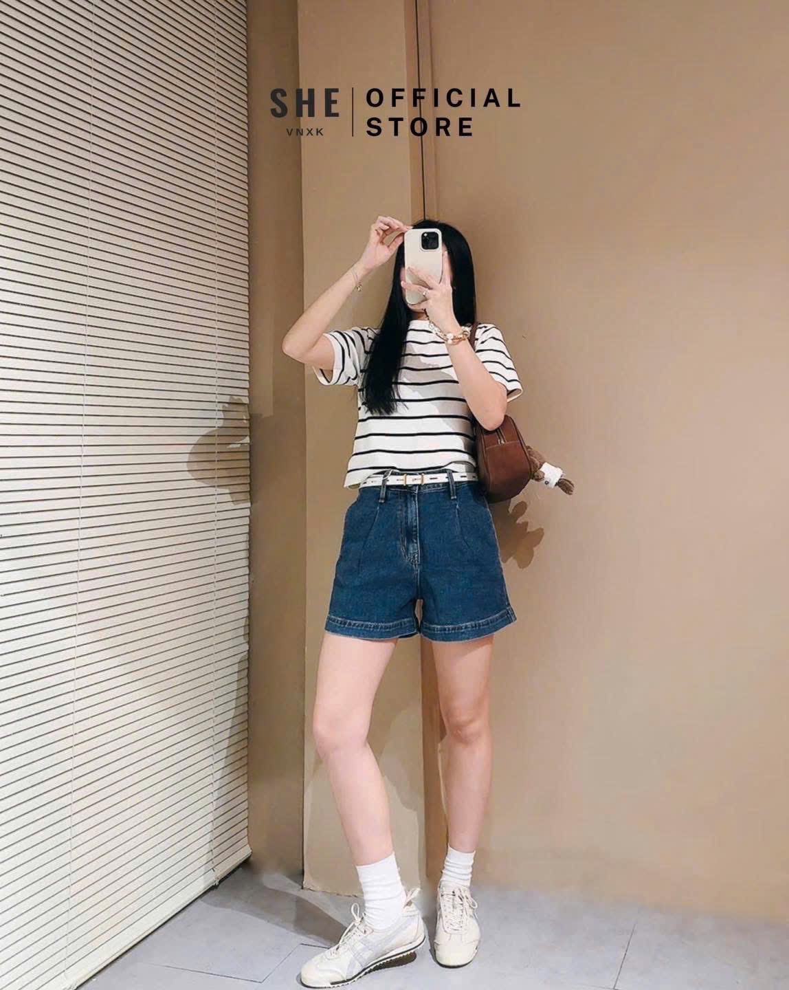 QUẦN SHORT JEAN XANH PULL BEAR VNXK