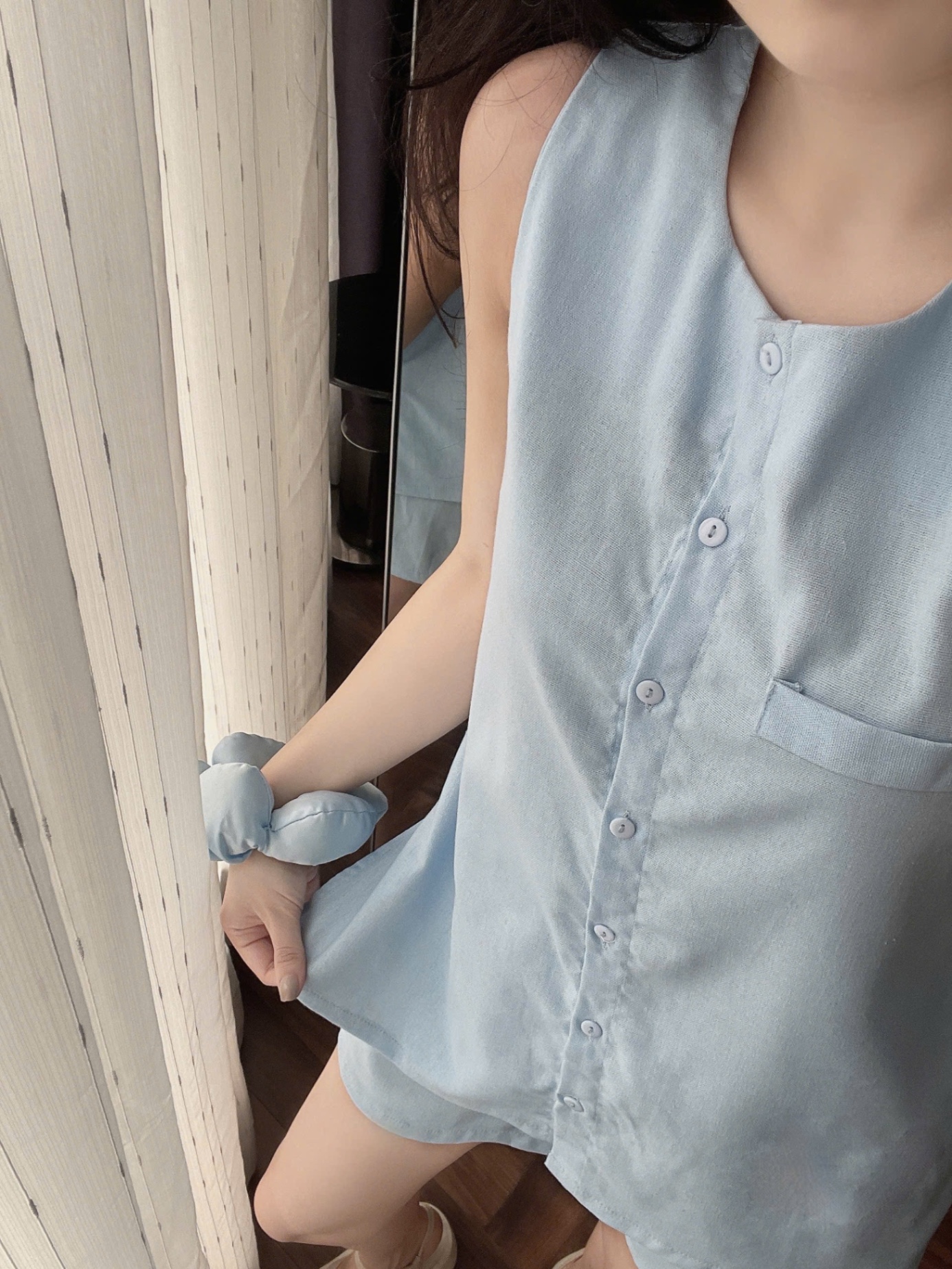 BỘ ĐŨI XN QUẦN SOOC XANH HỒNG