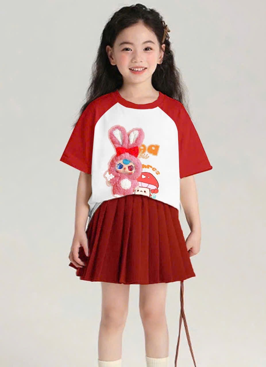 XẢ KHO SÉT BB3 TRẮNG PHỐI MIX CV ĐỎ CUTE