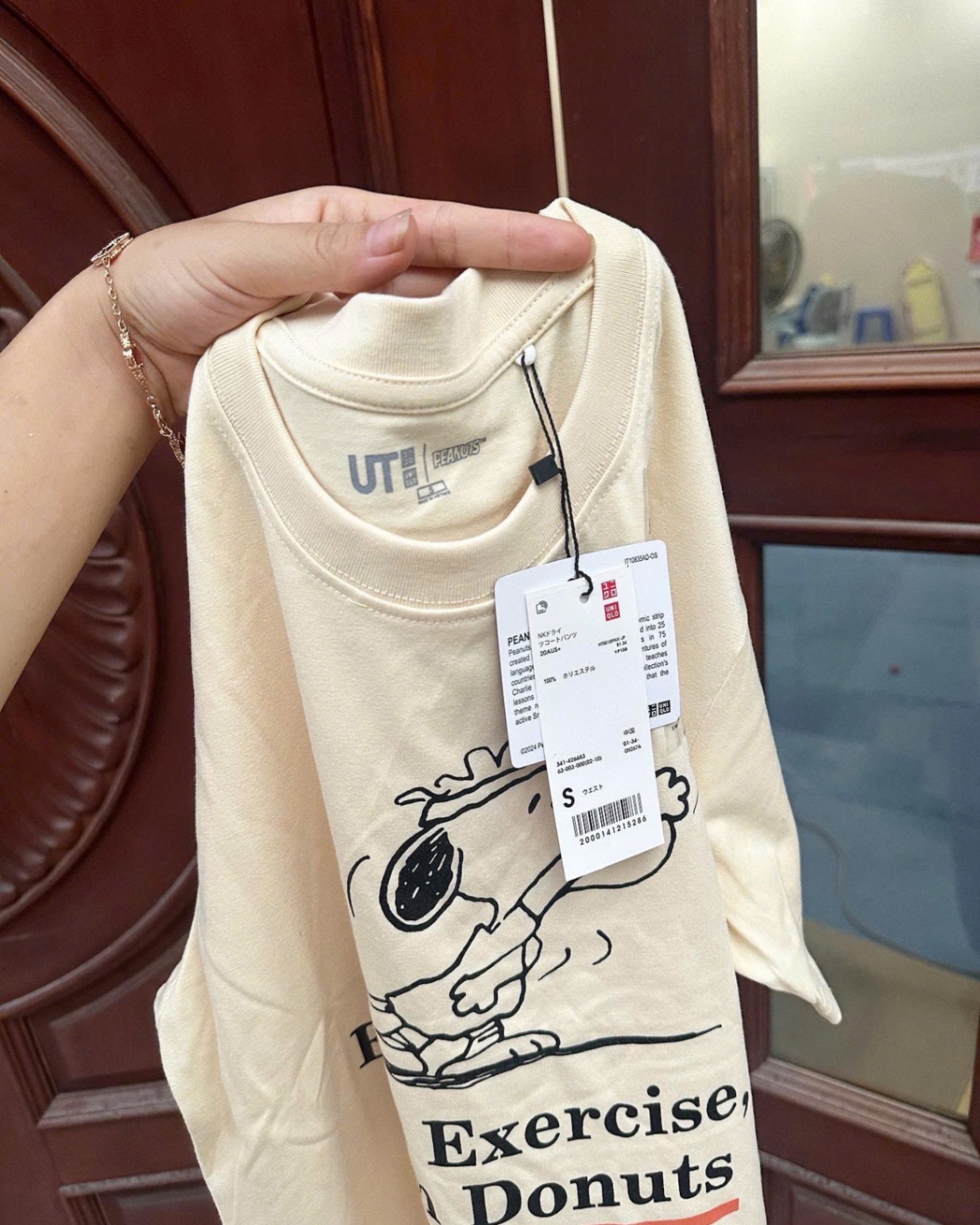 Hang nha may - ÁO PULL CỘC UNI HÌNH CÚN SNOOPY