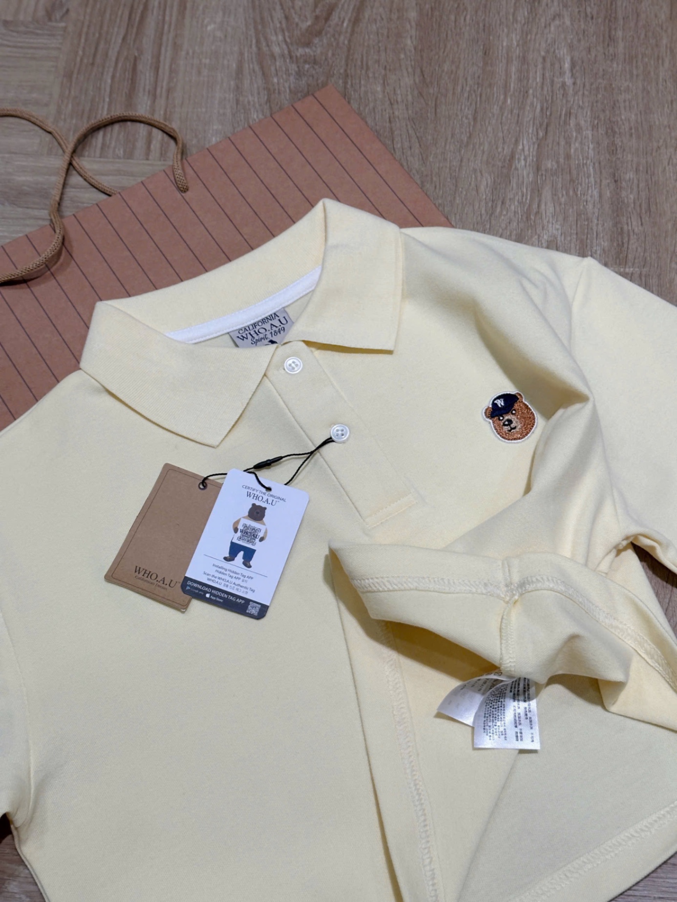 Hang nha may - ÁO POLO WHOU MÀU VÀNG XUẤT DƯ
