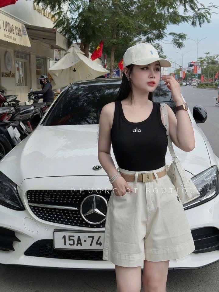 SET 4 ÁO BA LỖ ALO ĐEN TRĂNG GHI ĐỎ