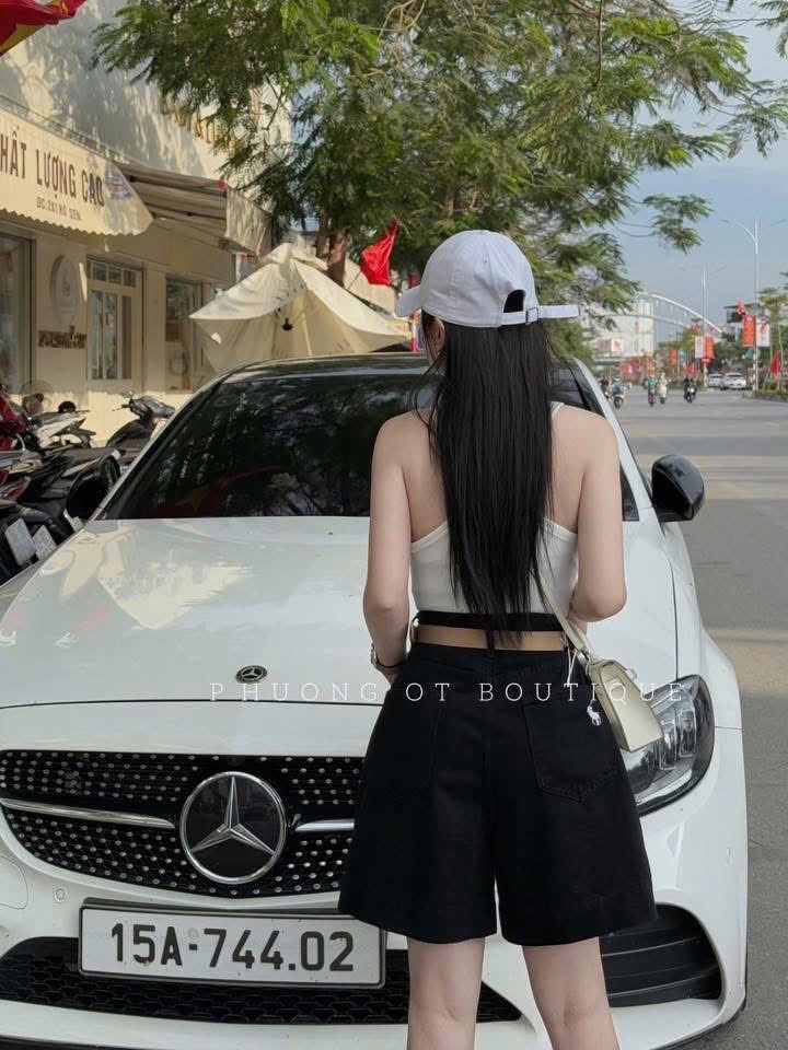 QUẦN SOOC JEAN NGỐ THÊU NGỰA 5 MÀU