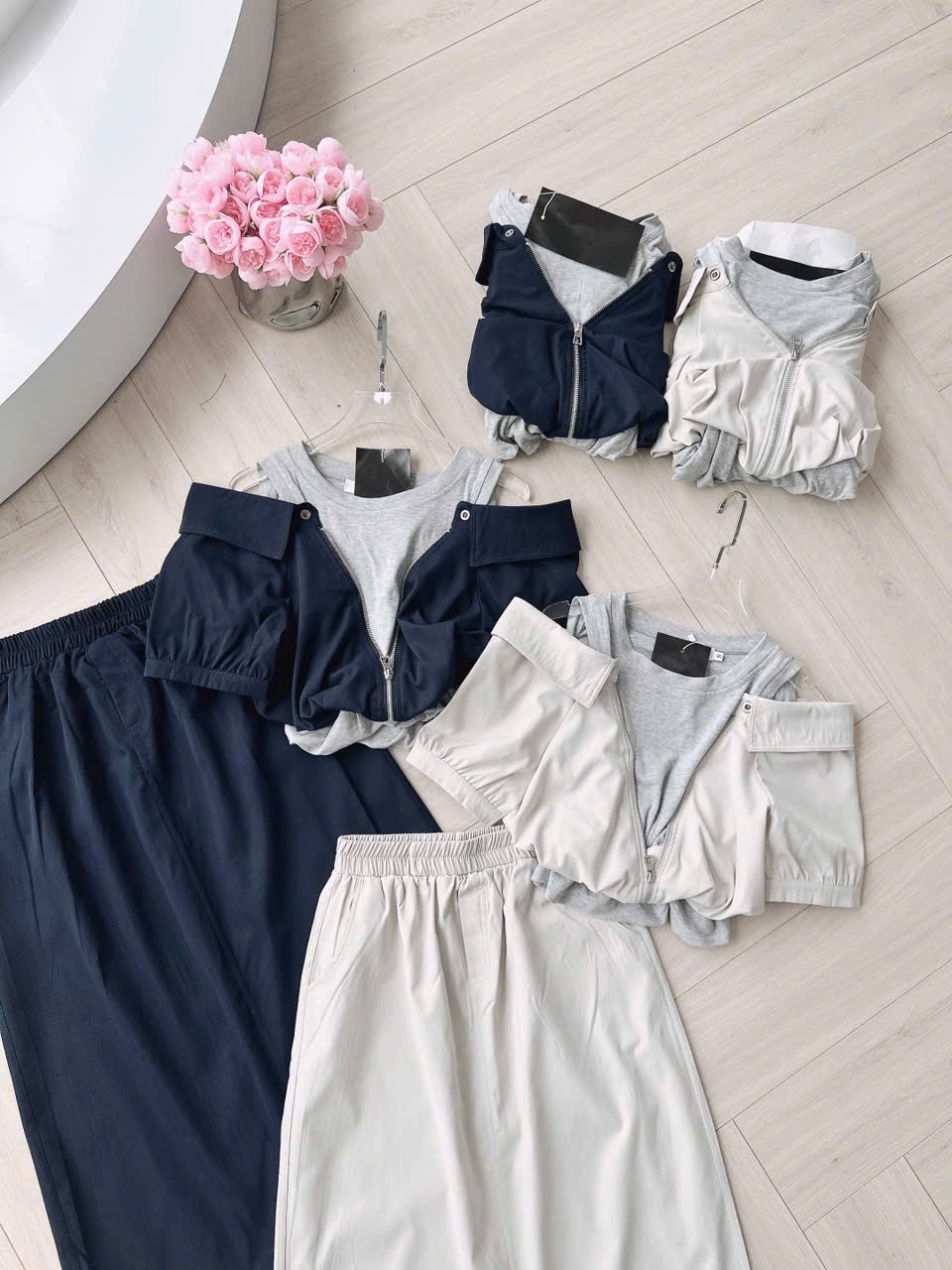 SET VÁY 3CT PHỐI KHOÁ CÁCH ĐIỆU