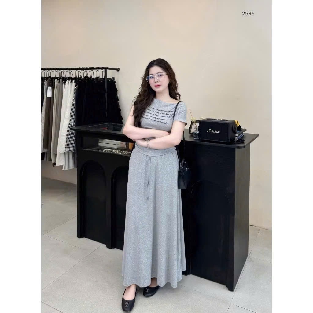 SET AO THUN CHƯ MIX CV MIDI DÀI