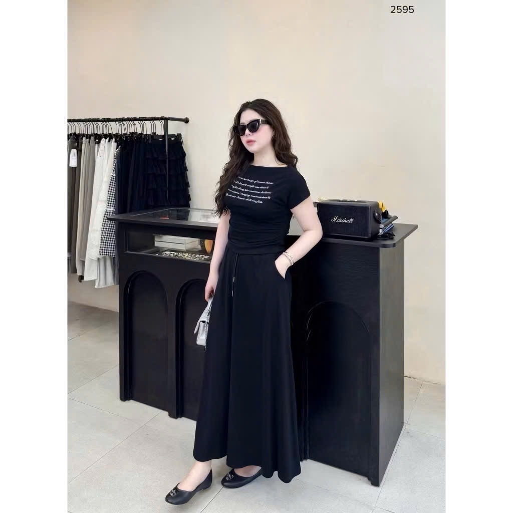 SET AO THUN CHƯ MIX CV MIDI DÀI