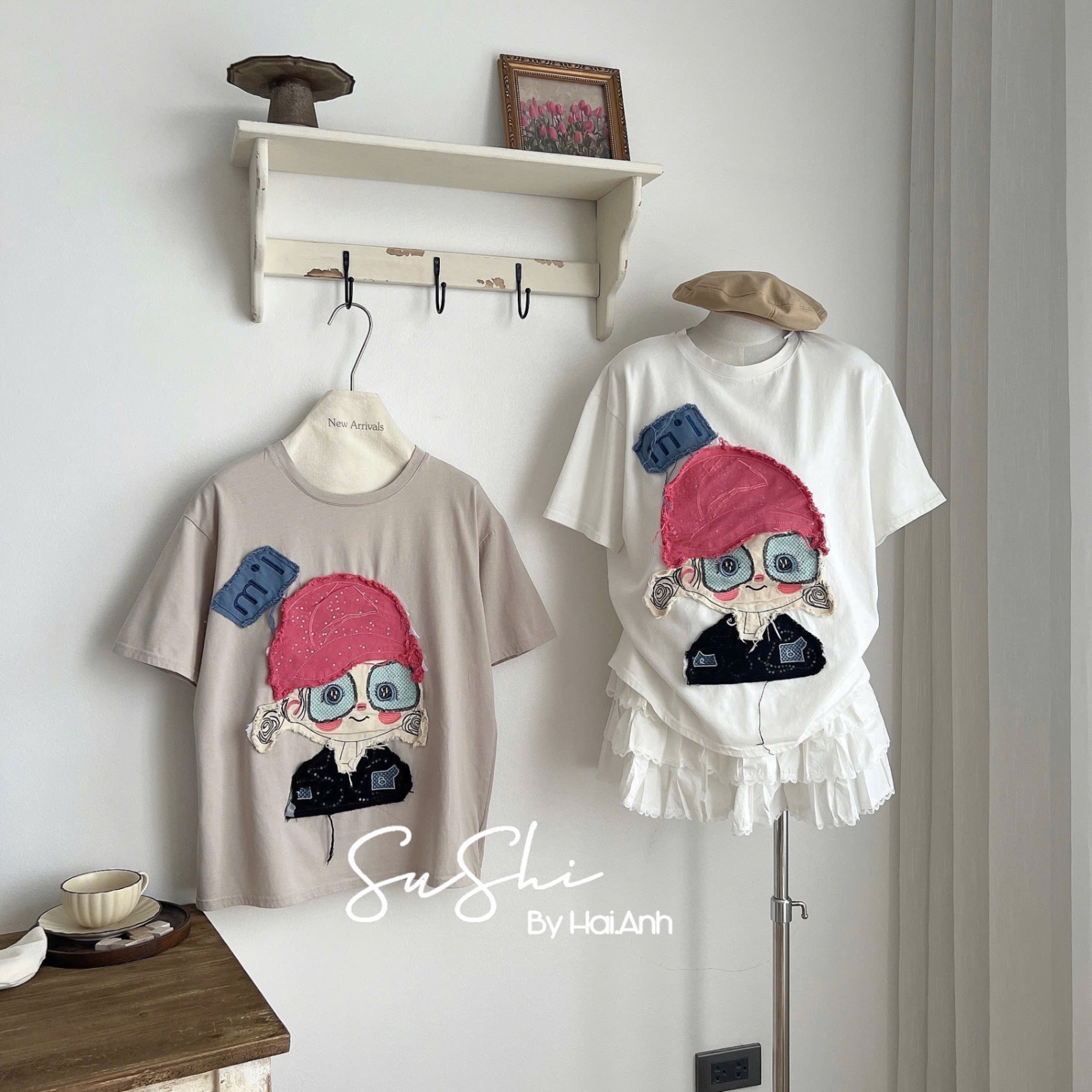 ÁO PULL HÌNH CÔ GÁI NỔI CUTE QC S2555072