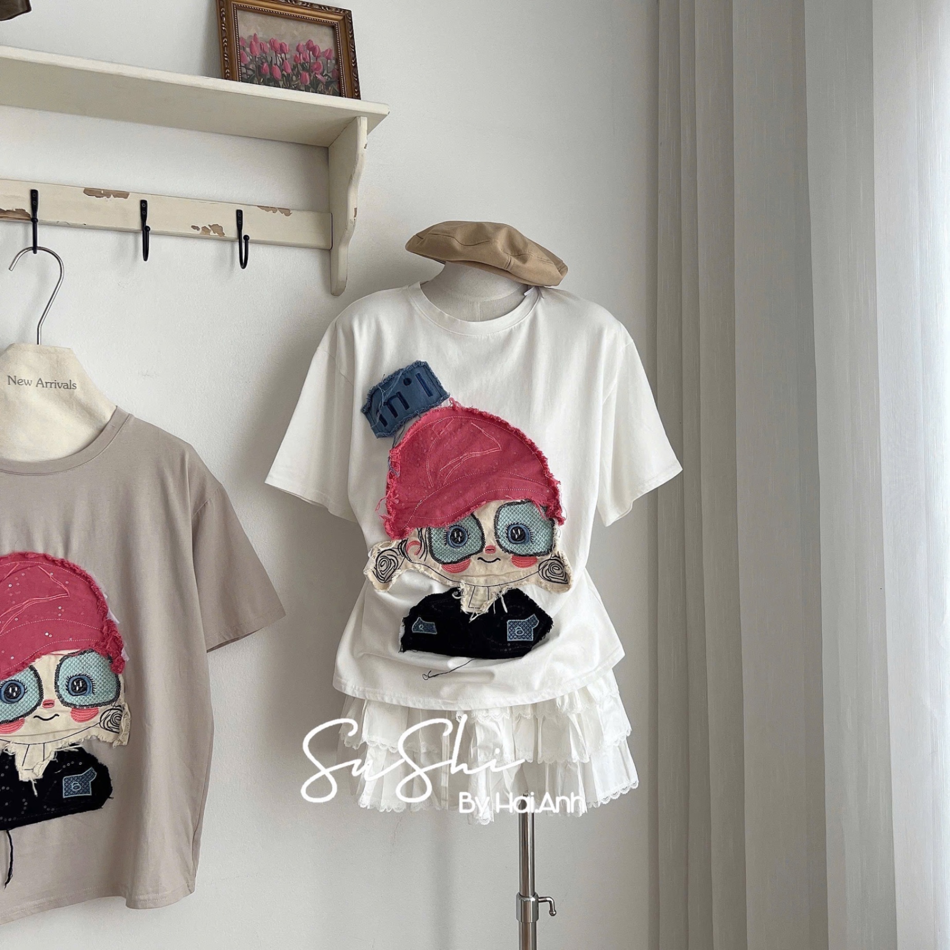 ÁO PULL HÌNH CÔ GÁI NỔI CUTE QC S2555072