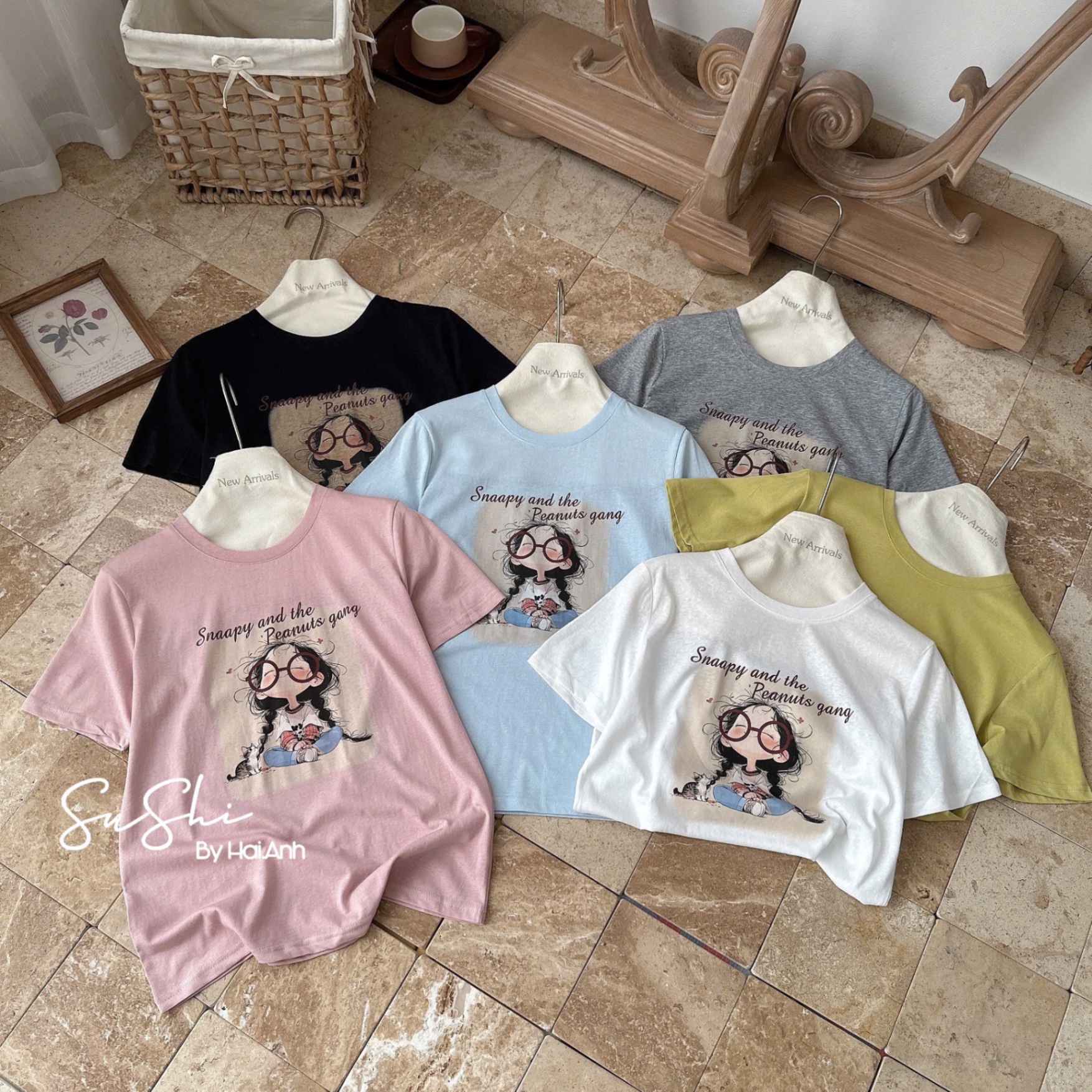 ÁO PULL GIẤY CỘC CÔ GÁI NHIỀU MÀU M253138