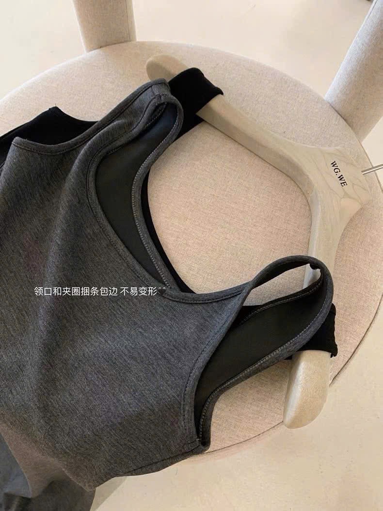 HÀNG QCCC - VÁY MAXI 2S CỔ VUÔNG QC ĐEN GHI