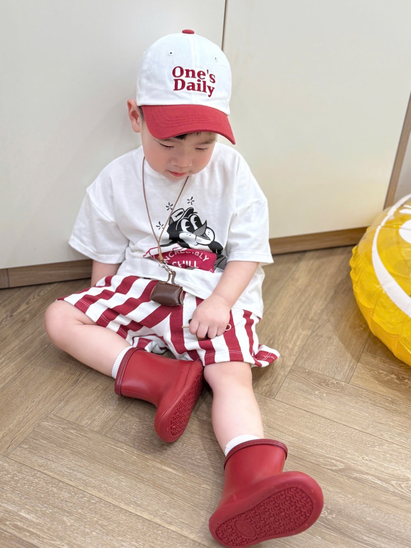 SET 2 BỘ ĐÙI HÌNH CÚN CHỮ DAY QUẦN KẺ