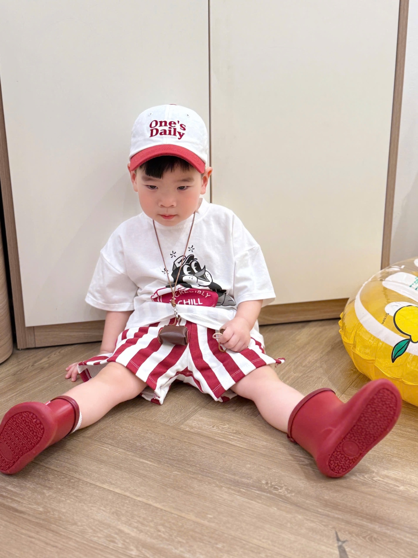 SET 2 BỘ ĐÙI HÌNH CÚN CHỮ DAY QUẦN KẺ