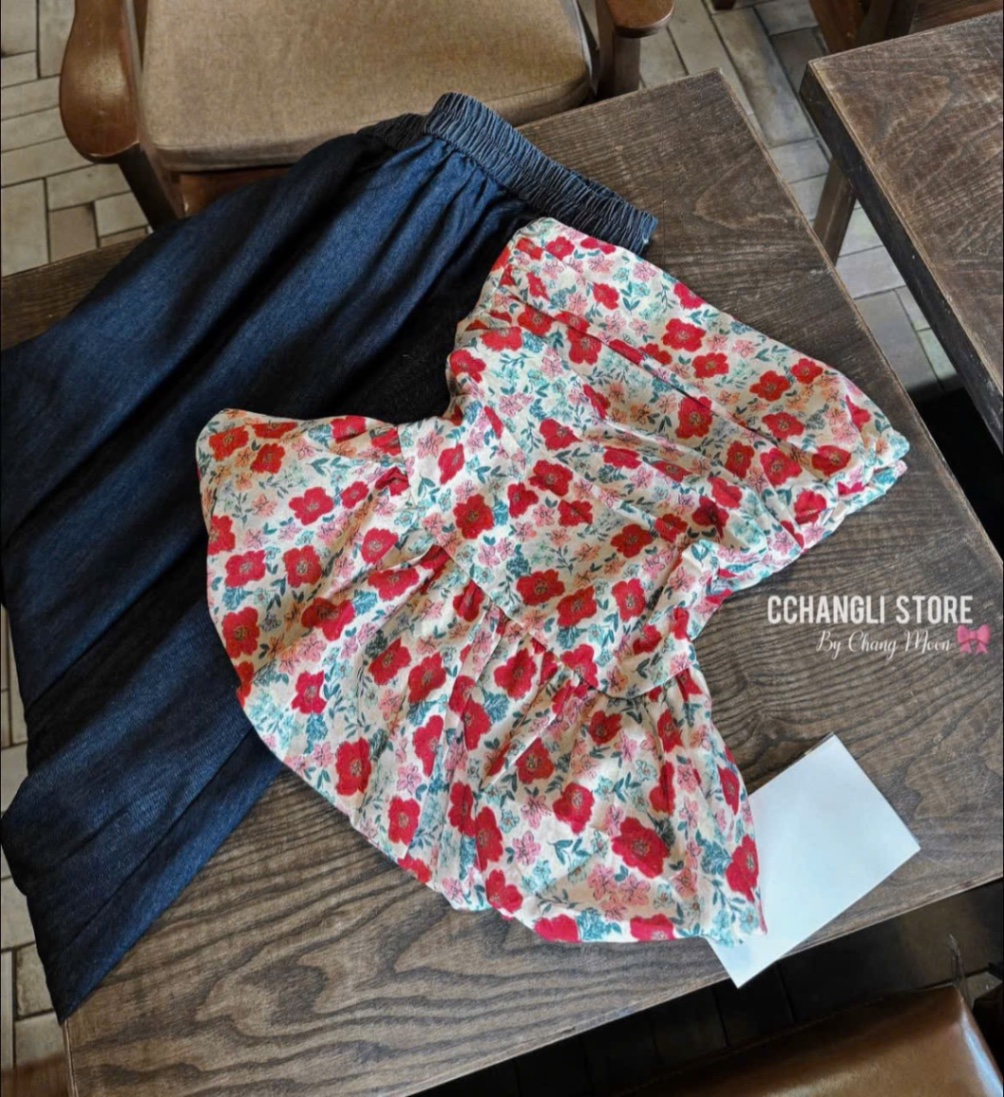 SET AO HOA CÚP NGỰC MIX CV JEAN