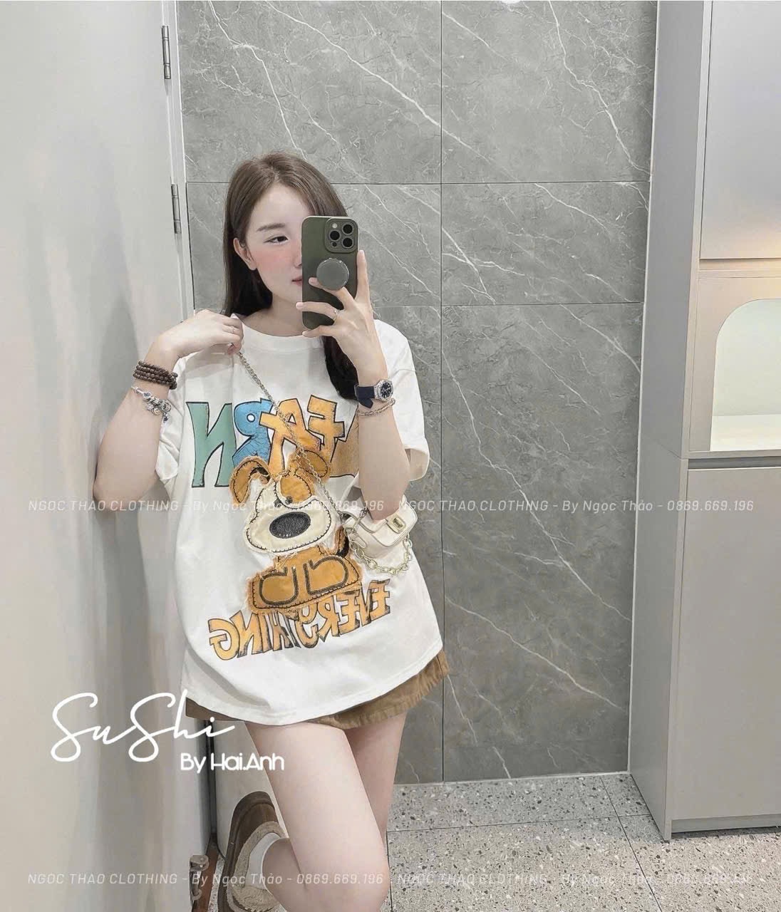 ÁO PULL CỘC HÌNH CÚN NỔI LEARN QCCC