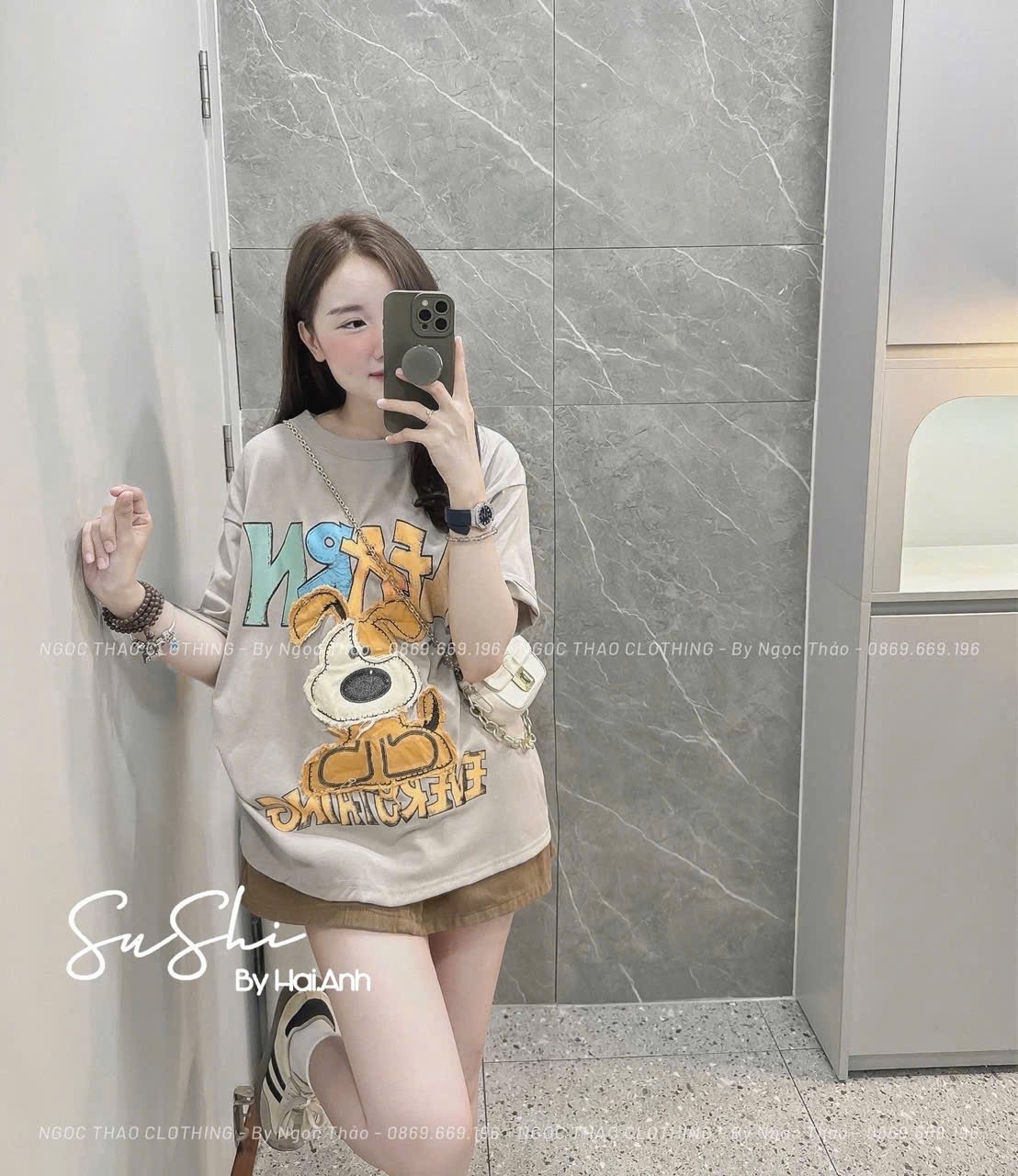 ÁO PULL CỘC HÌNH CÚN NỔI LEARN QCCC