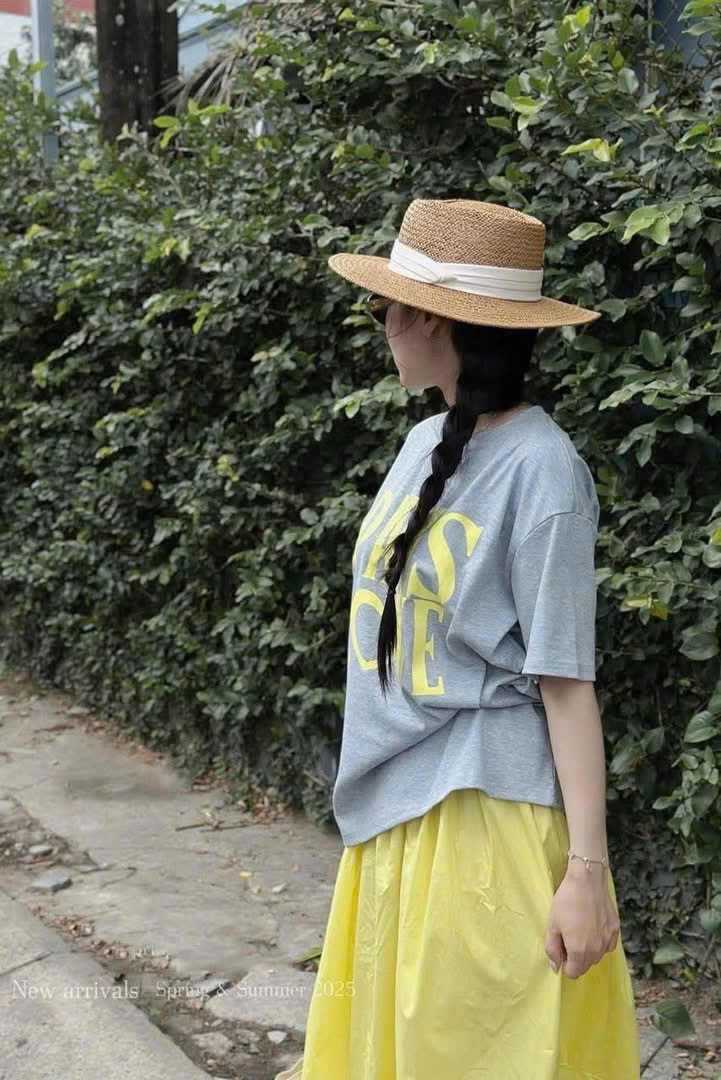 SET ÁO CỘC GHI PARIS MIX CV VÀNG
