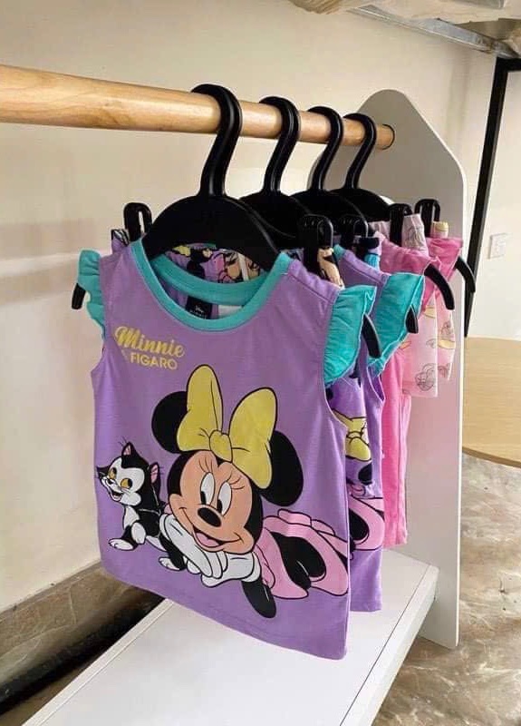 XẢ KHO SETA 2 BỘ ĐÙI CANH TIÊN MICKY TRẮNG TIM