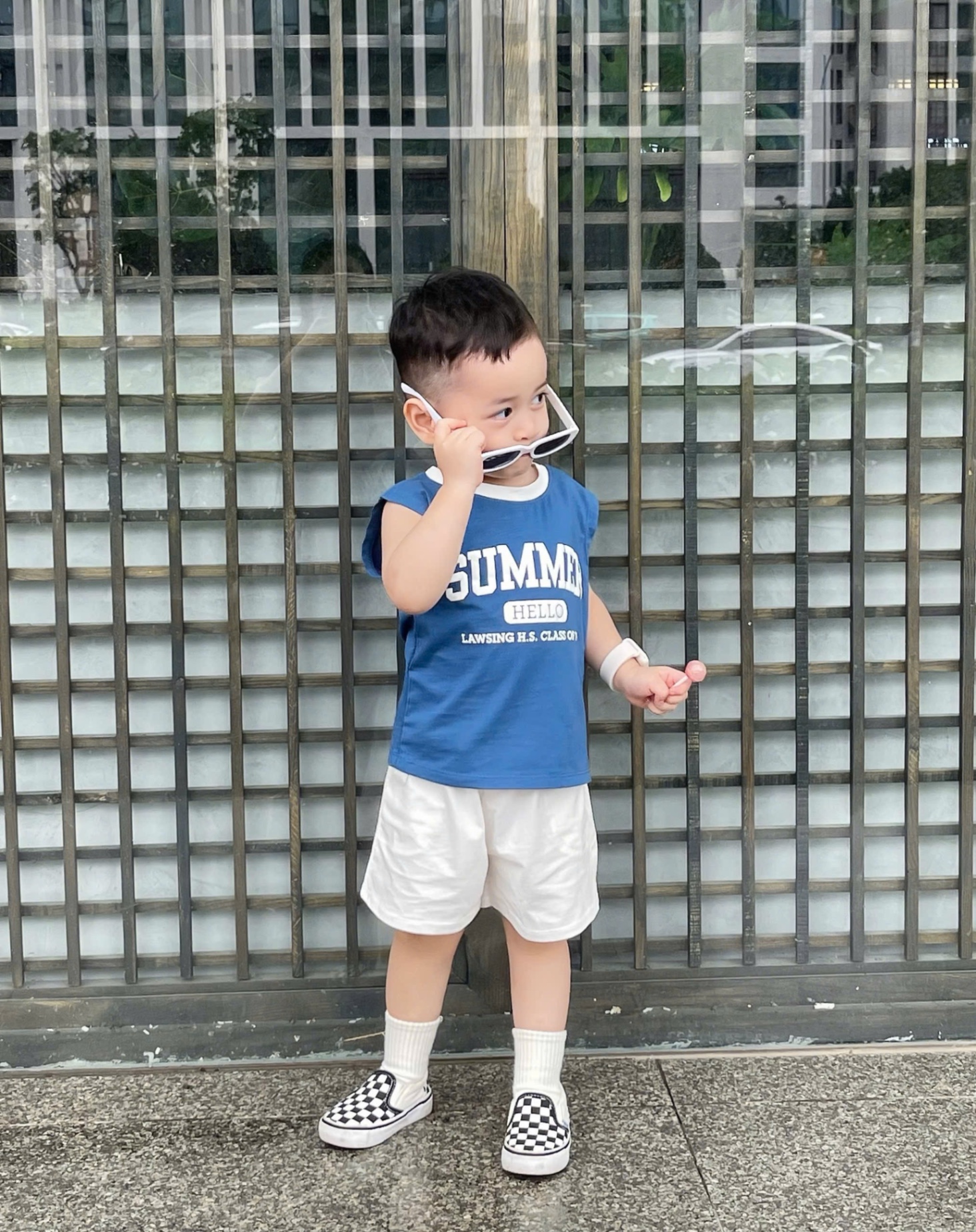 SET 2 BỘ ĐÙI BA LỖ SUMMER TRẮNG XANH