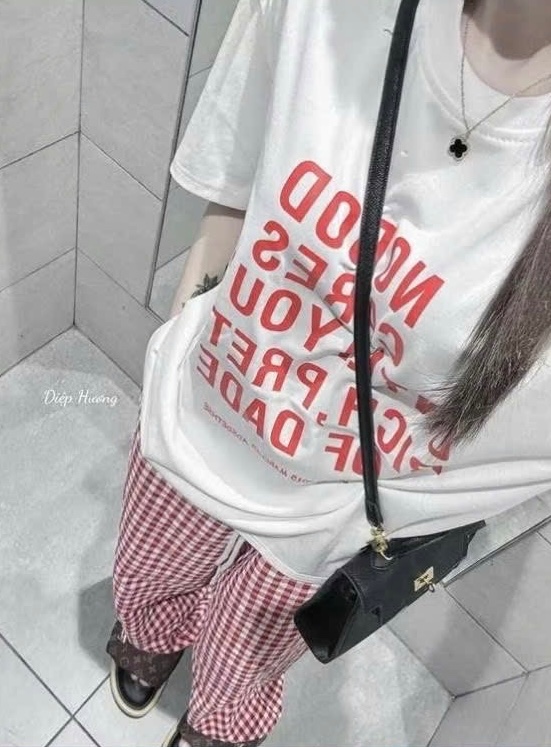 XẢ KHO BỘ CÔC TRÂNG QUẦN KẺ ĐỎ CHỮ BOBOD