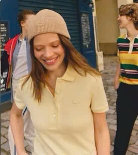 Hàng nhà máy - ÁO POLO VÀNG LCT THÊU CÁ SẤU LIKE AUHT