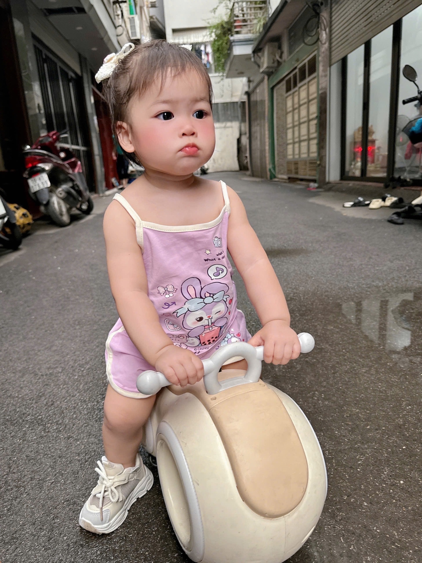 SET 3 BỘ ĐÙI 2S HÌNH THỎ TONE TIM