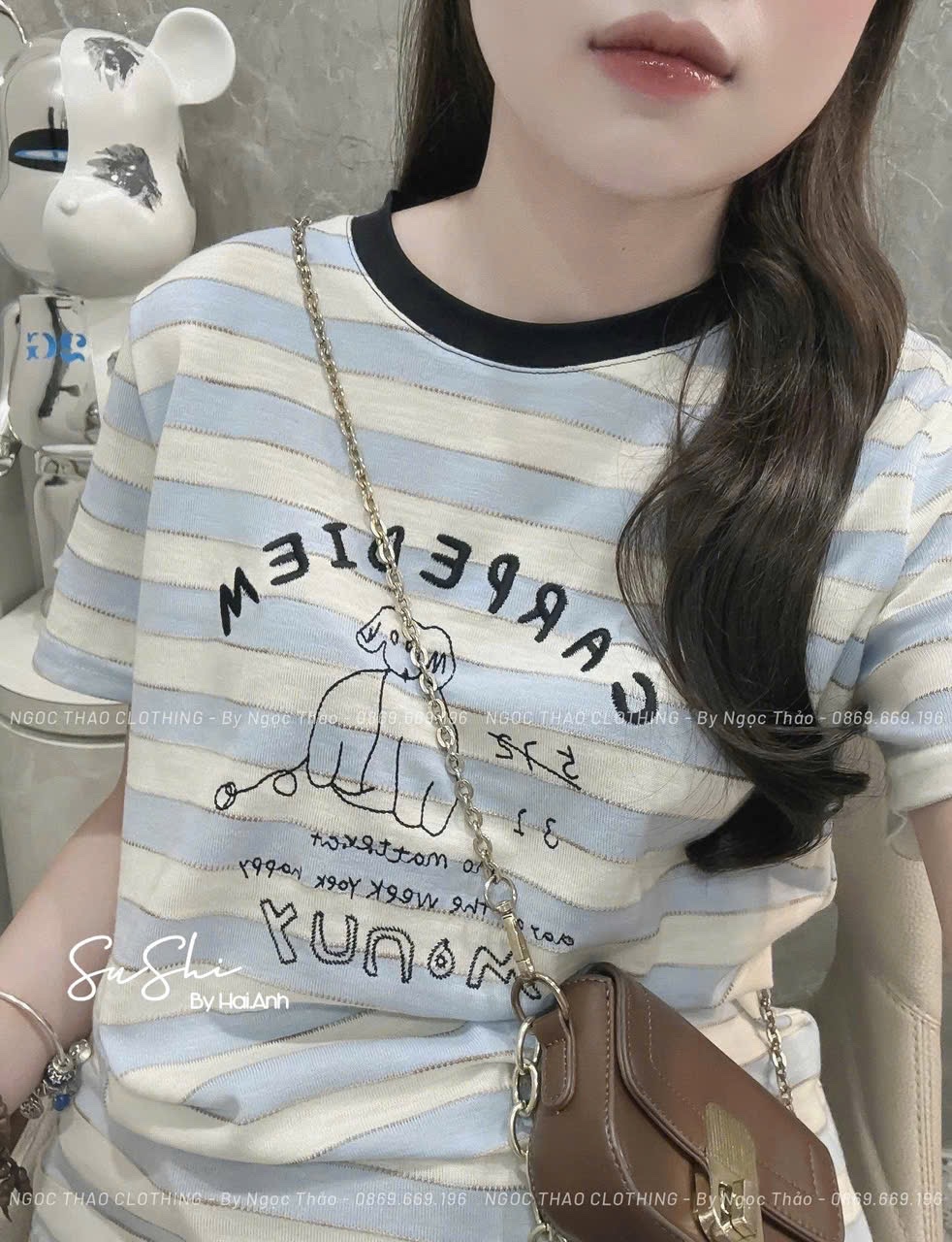ÁO PULL CỘC KẺ MONNEY QCCC