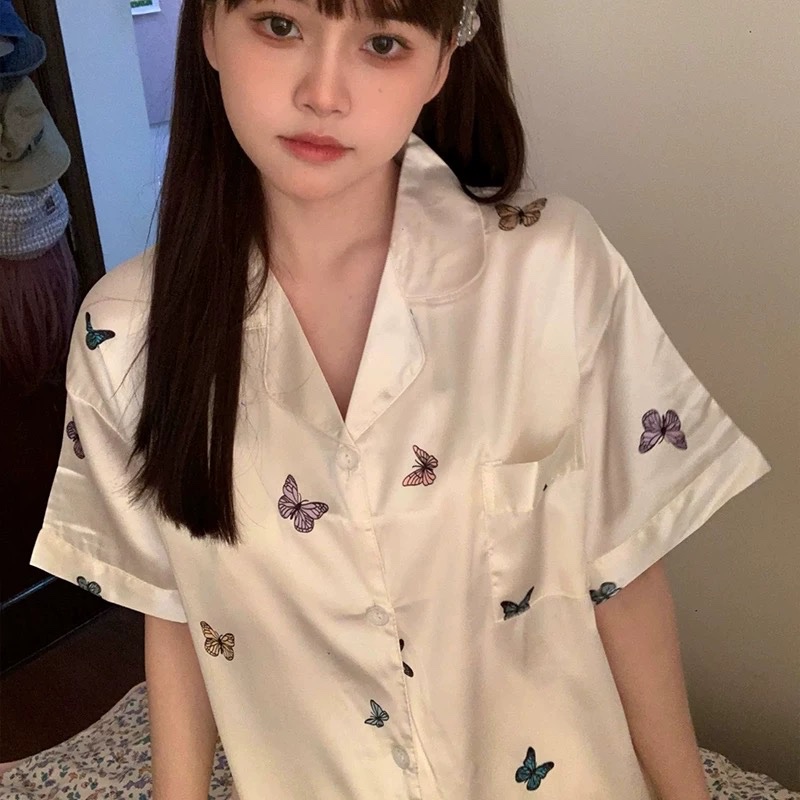 BỘ ĐÙI PZM LỤA HÌNH BƯỚM TRẮNG