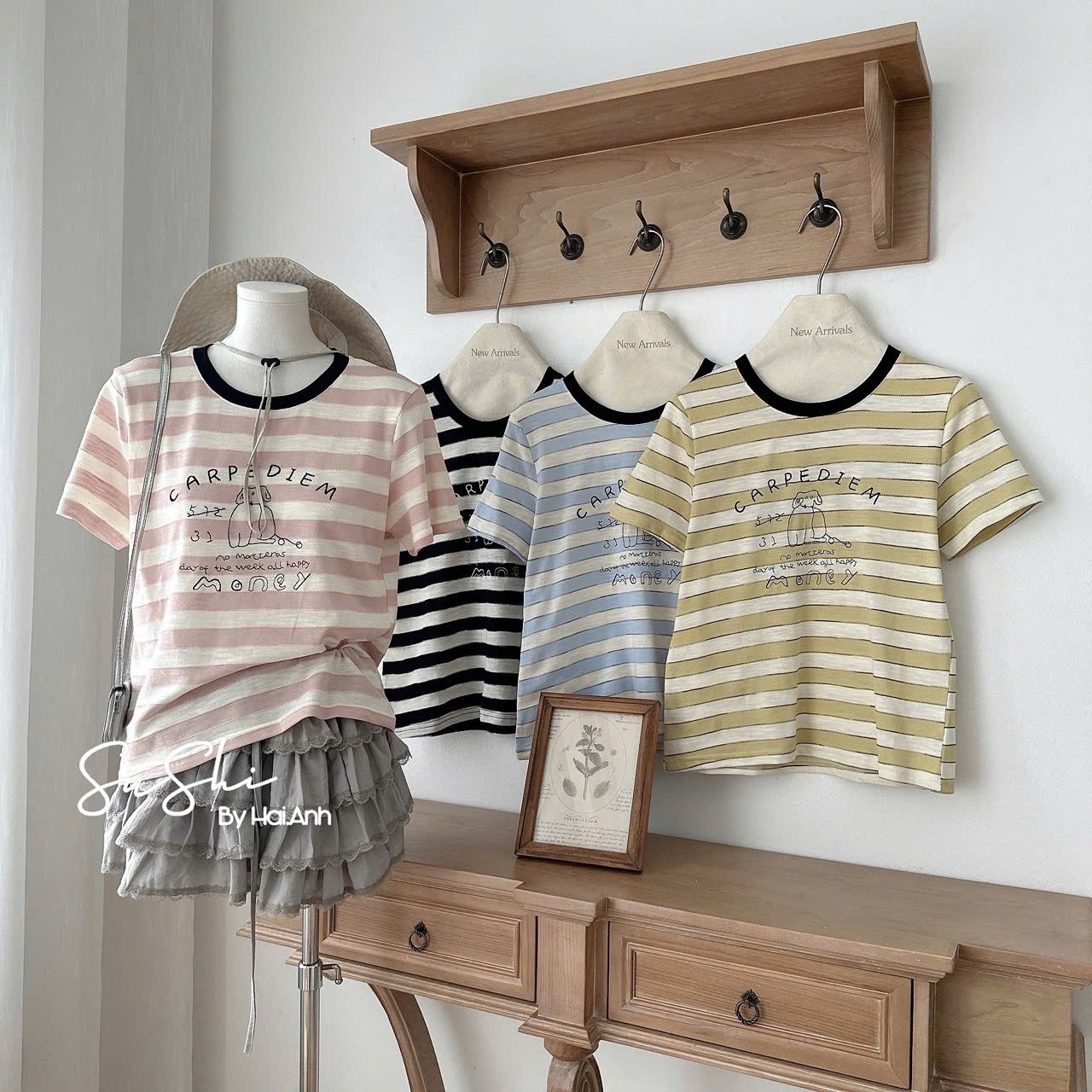 ÁO PULL CỘC KẺ MONNEY QCCC