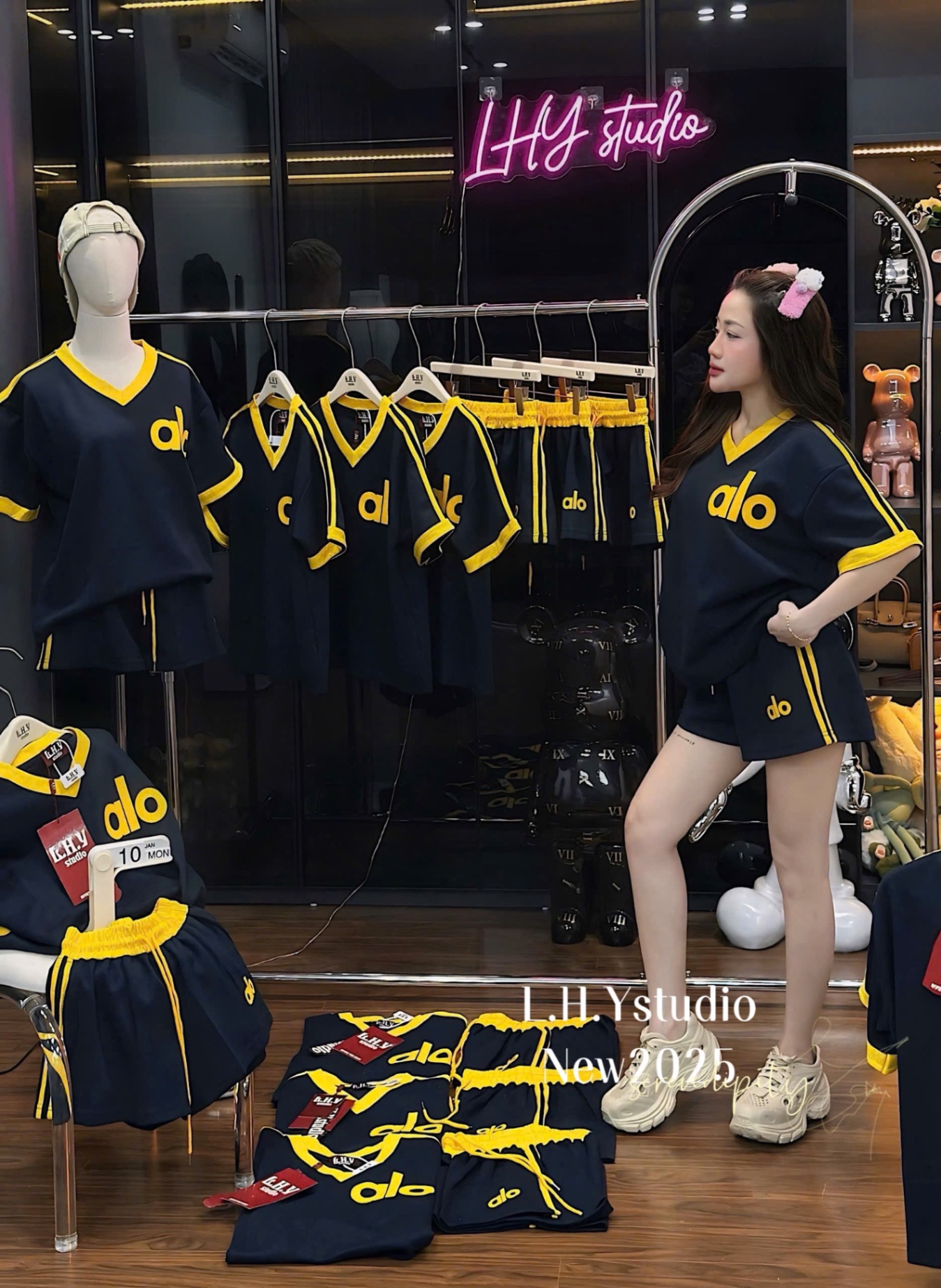 BỘ ĐÙI ALO CỔ TIM 2 MÀU