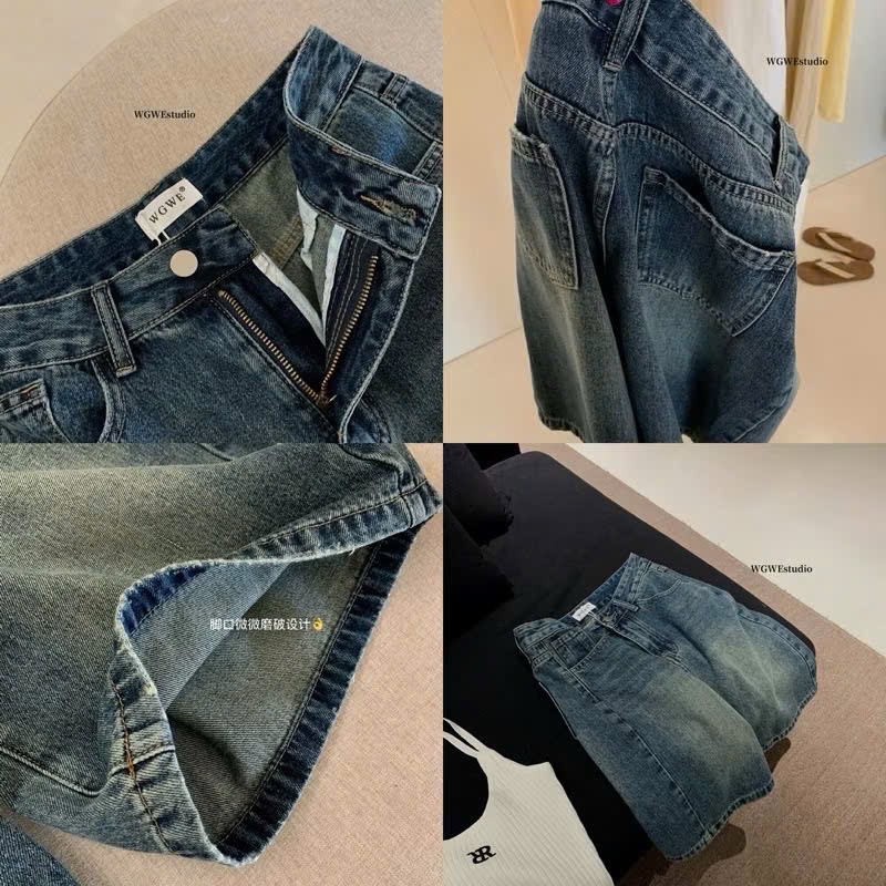 Hàng nhà may - QUẦN SHORT JEAN NGỐ TRƠN WEGE