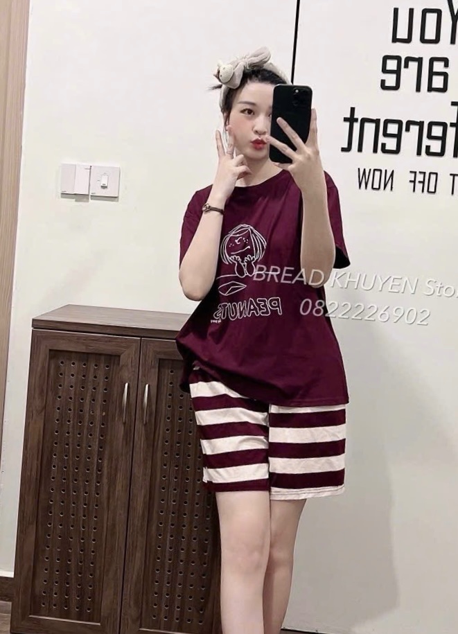 BỘ CỘC QUẦN KẺ ĐỎ PENATUS